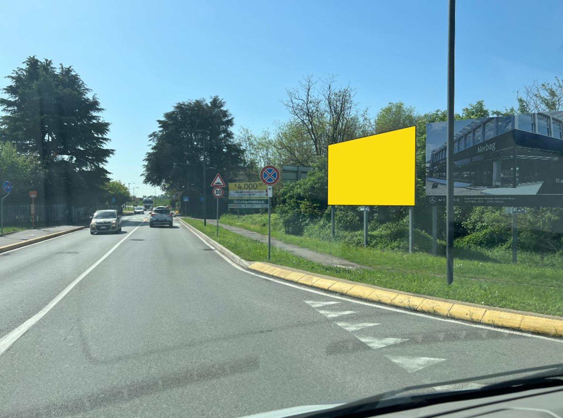 Impianto 6 X 3 a Vimercate, in zona Seconda Strada