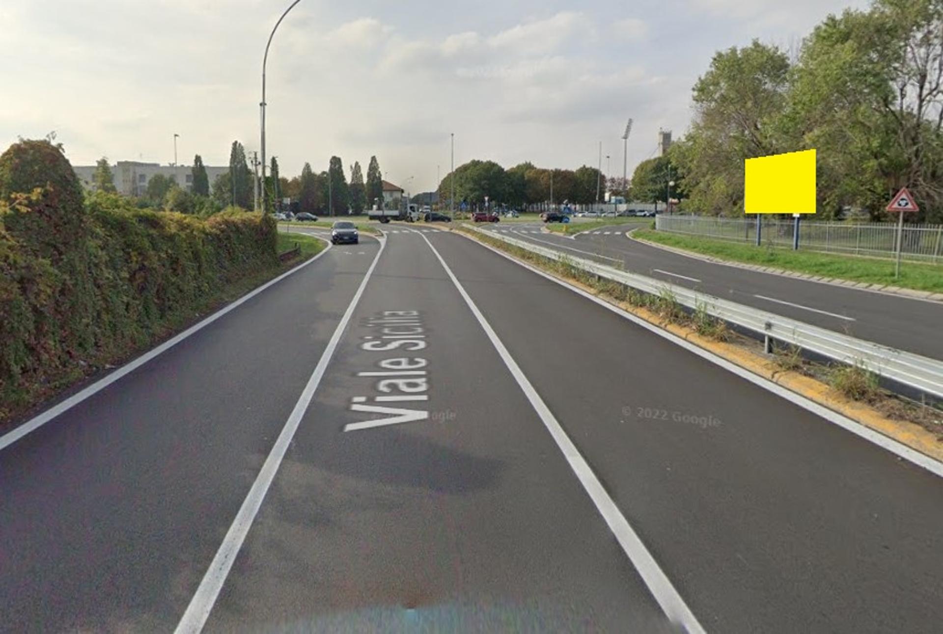 Impianto a VIALE Sicilia 47 mt prima di Viale Stucchi  Monza