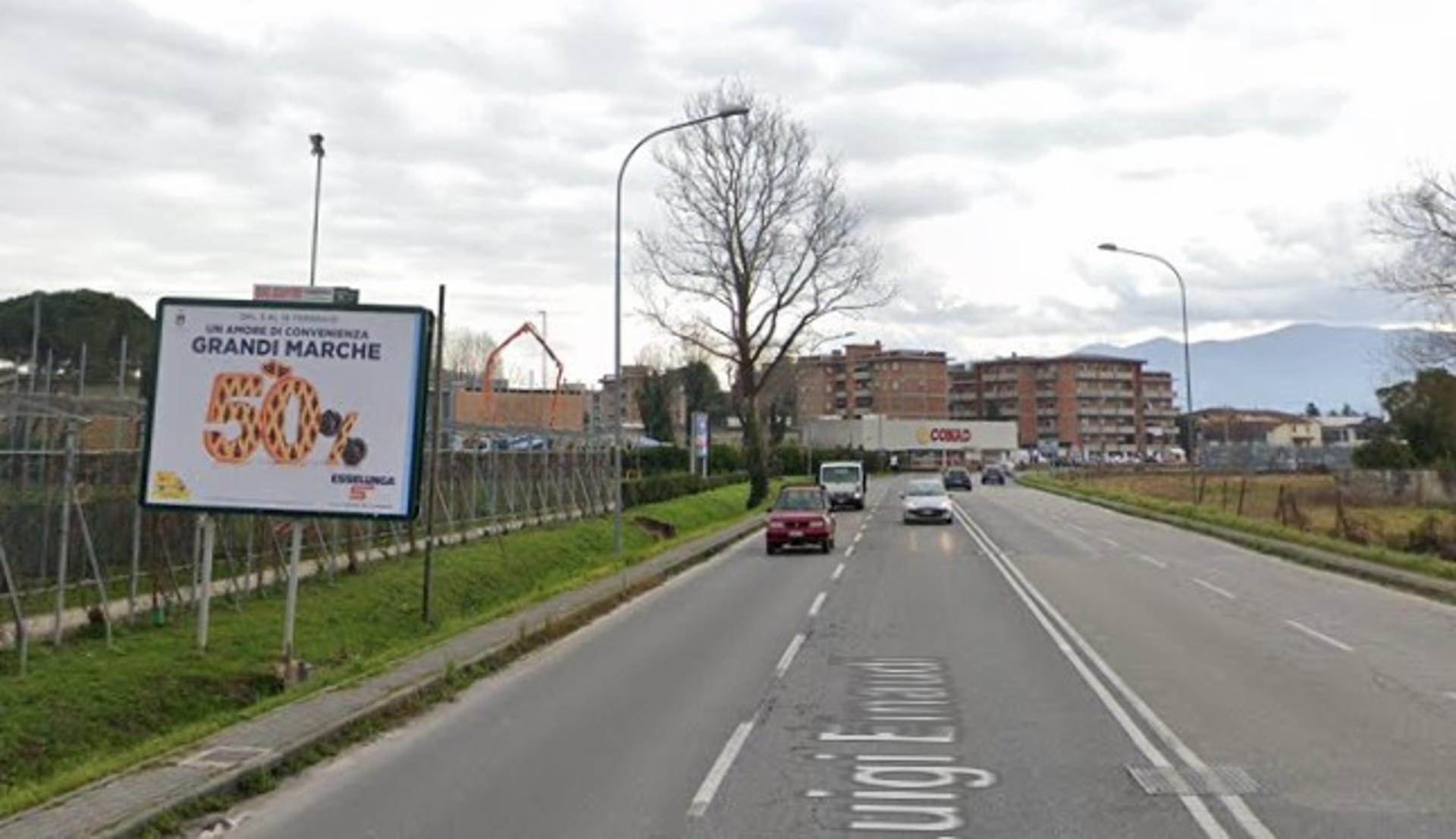 Impianto POSTER a Lucca, in zona Conad