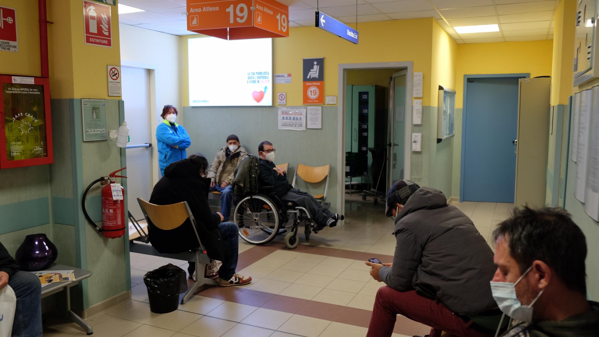 Impianto a Ospedale di Cisanello-Area Attesa 19 (Urologia)  Pisa