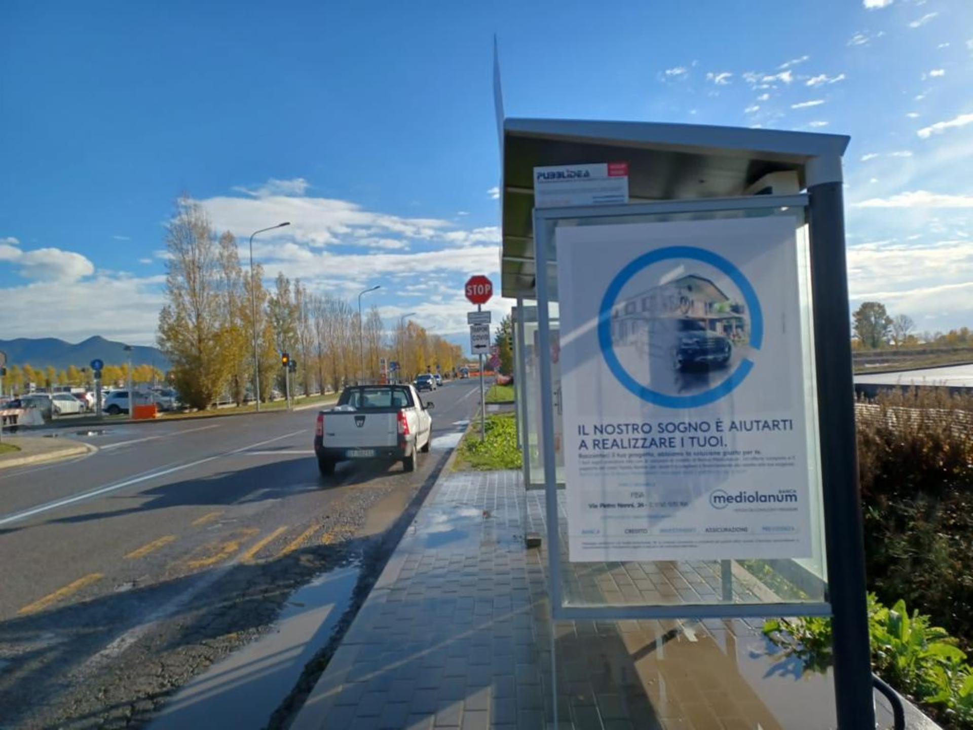 Impianto pensilina a Pisa