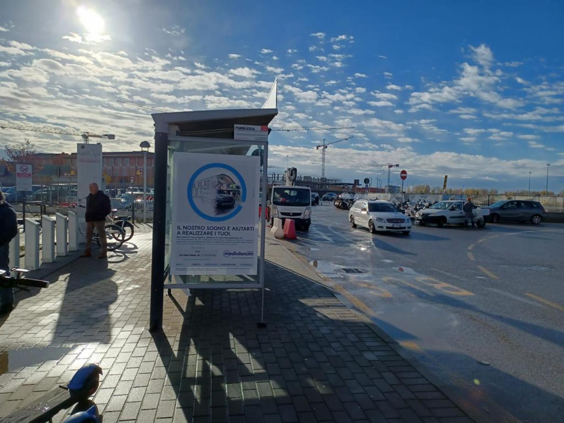 Impianto a Ospedale di Cisanello-Fermata Piazza Nuovo Santa Chiara (Ingresso Principale), lato sinistro  Pisa