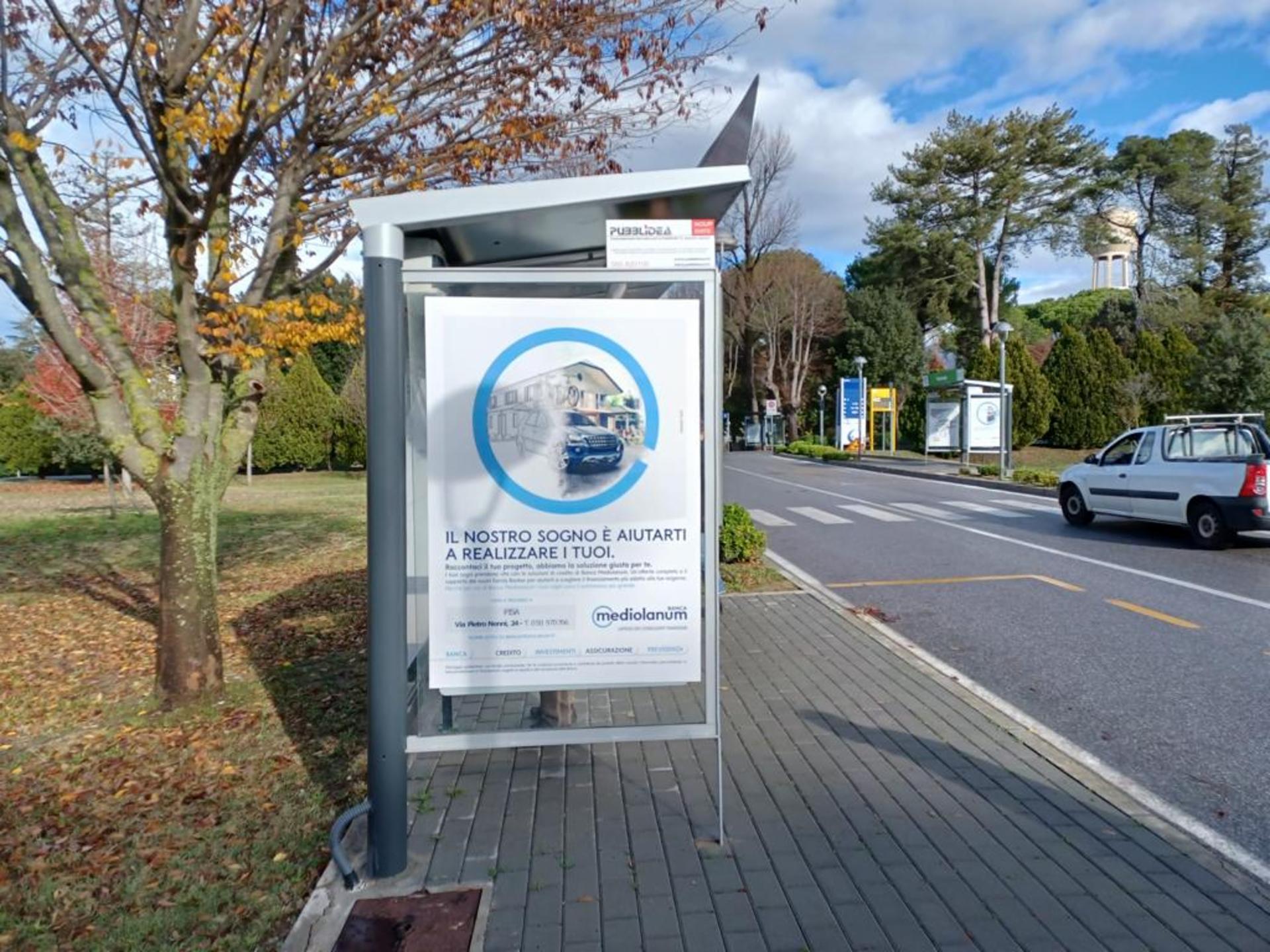 Impianto PENSILINA a Pisa, in zona La Vecchia Cascina