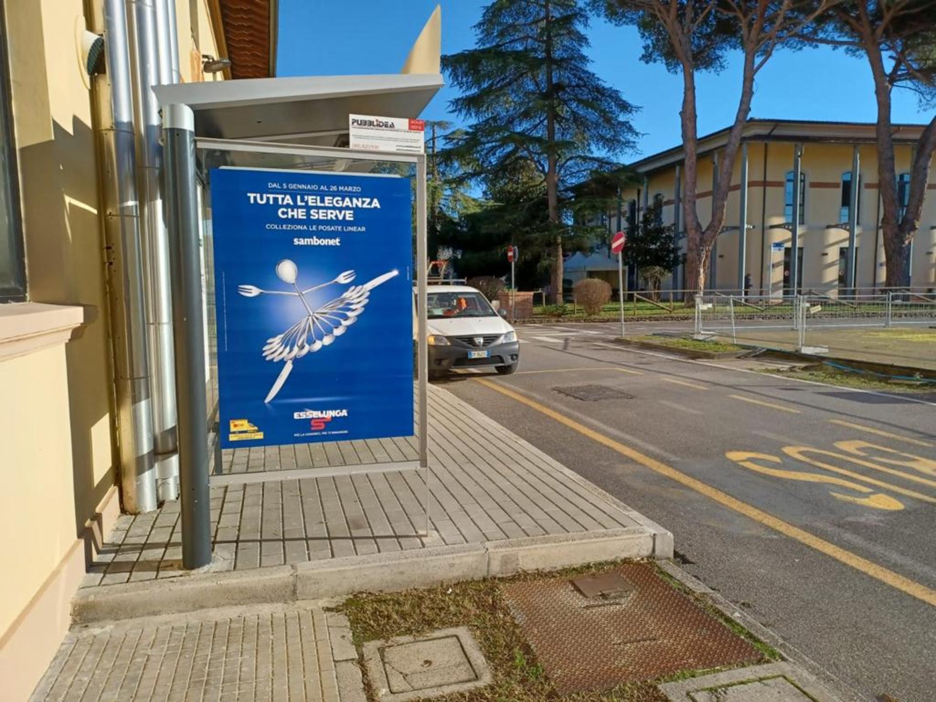 Impianto PENSILINA a Pisa, in zona La Vecchia Cascina