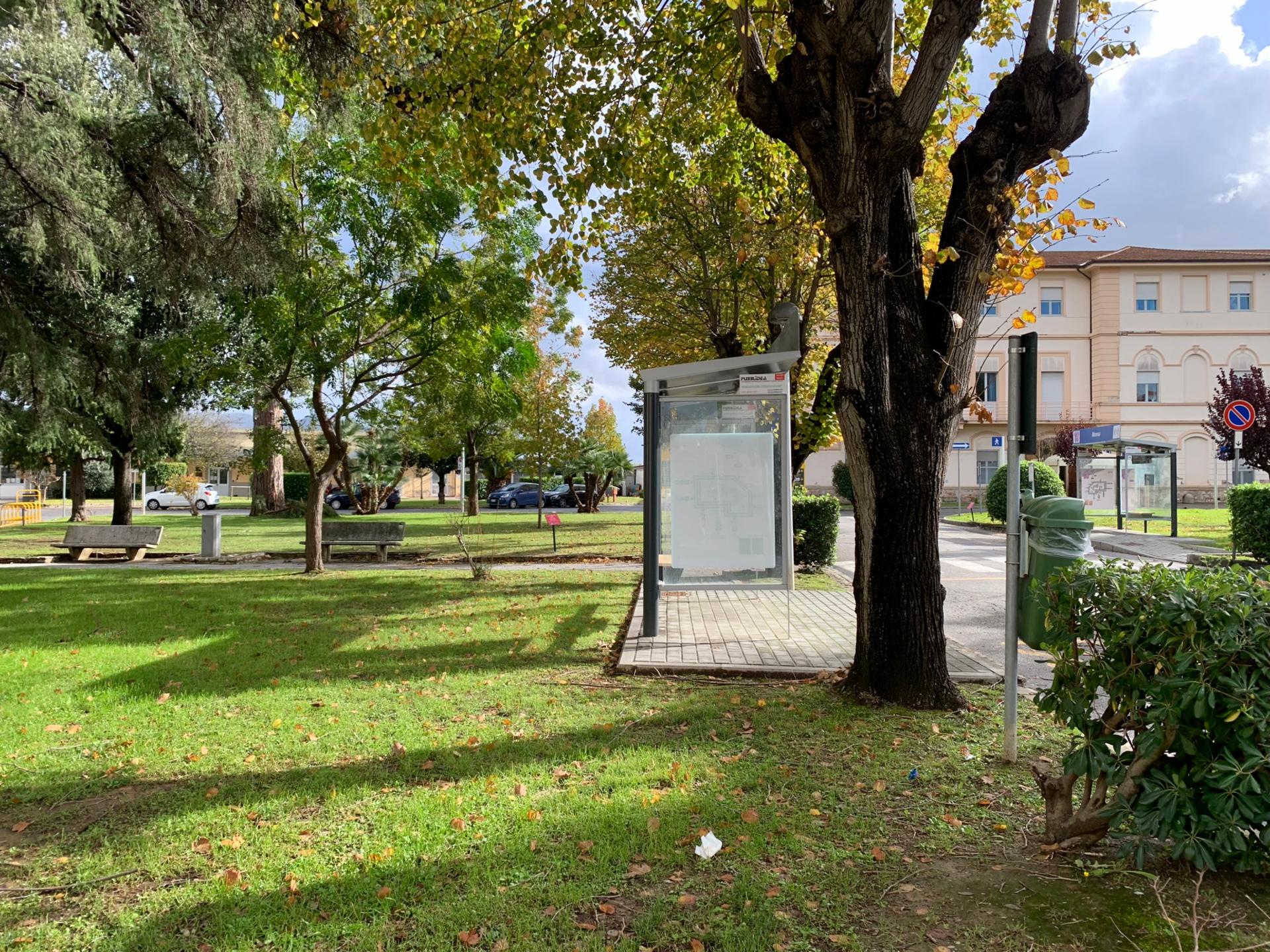 Impianto a Ospedale di Cisanello-Fermata Mensa verso Ortopedia , lato sinistro  Pisa