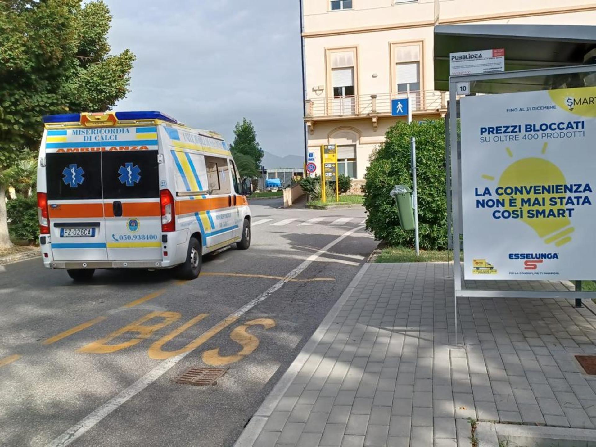Impianto a Ospedale di Cisanello-Fermata Mensa verso Edificio 7, lato destro  Pisa