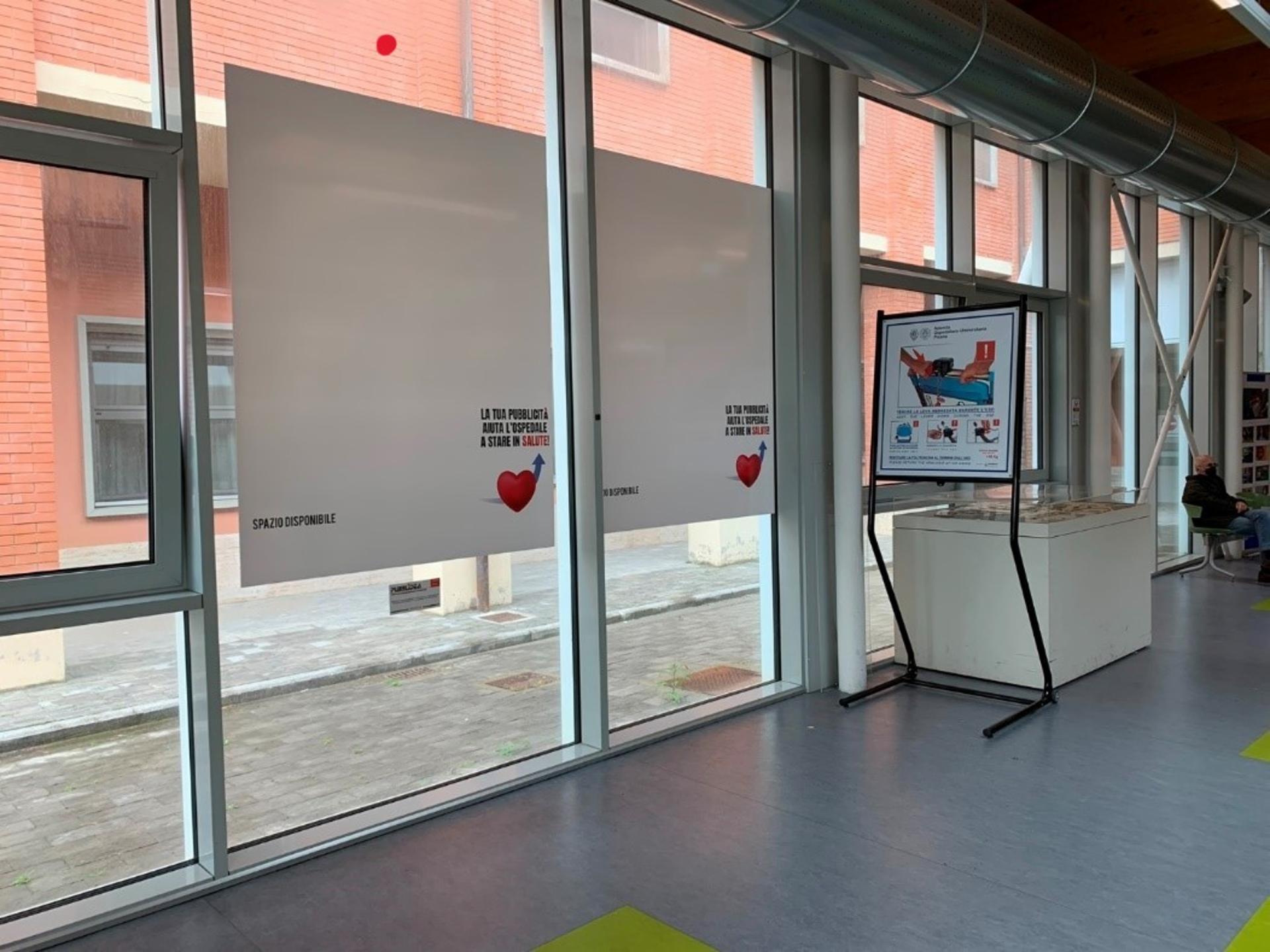 Impianto a Ospedale di Cisanello- Ingresso CUP (Centro Unico di Prenotazione)  Pisa