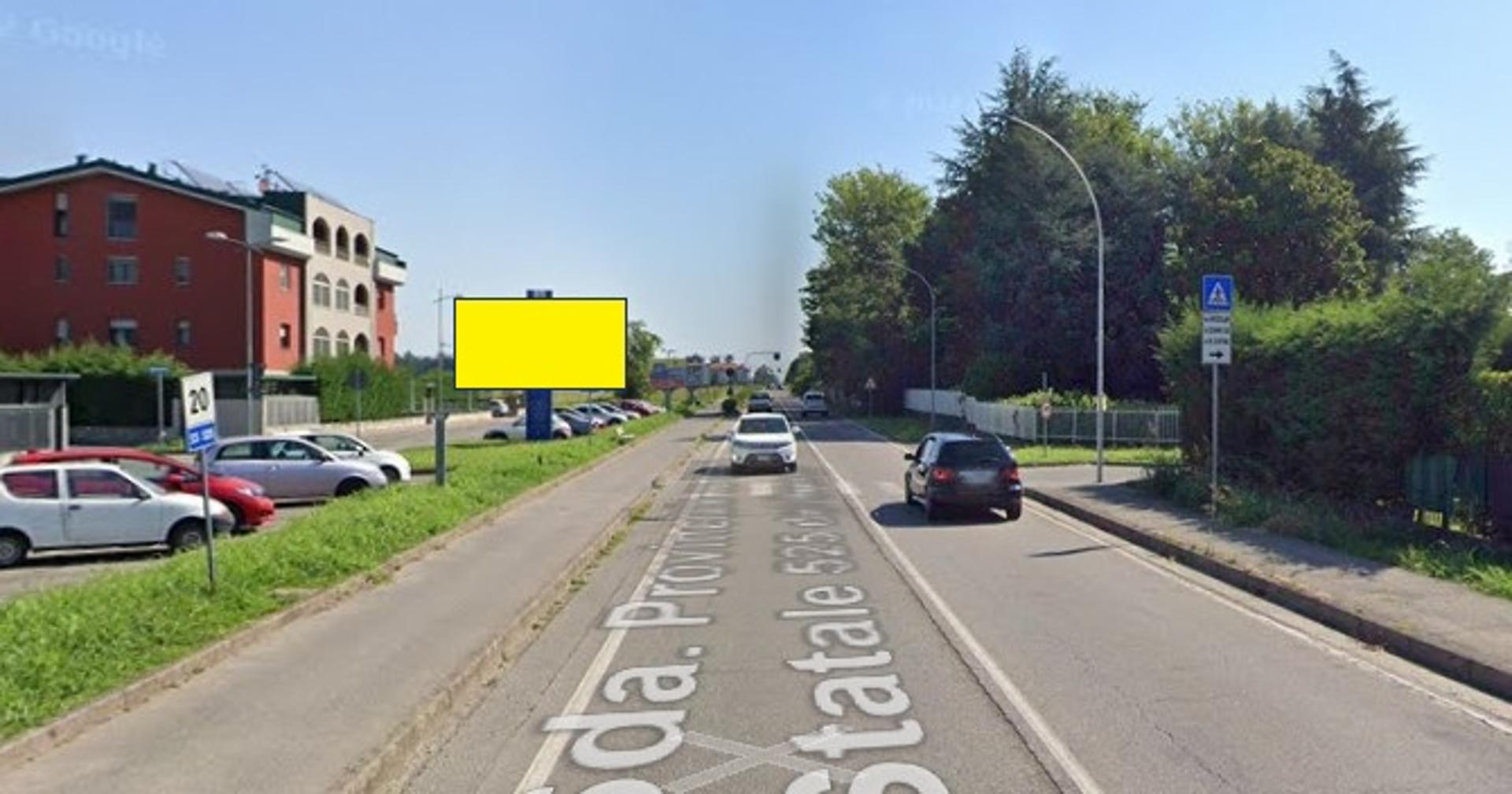 Impianto a S.P. 525 Km. 19+975/dx  (dir. Vaprio D'Adda)  Pozzo d'Adda