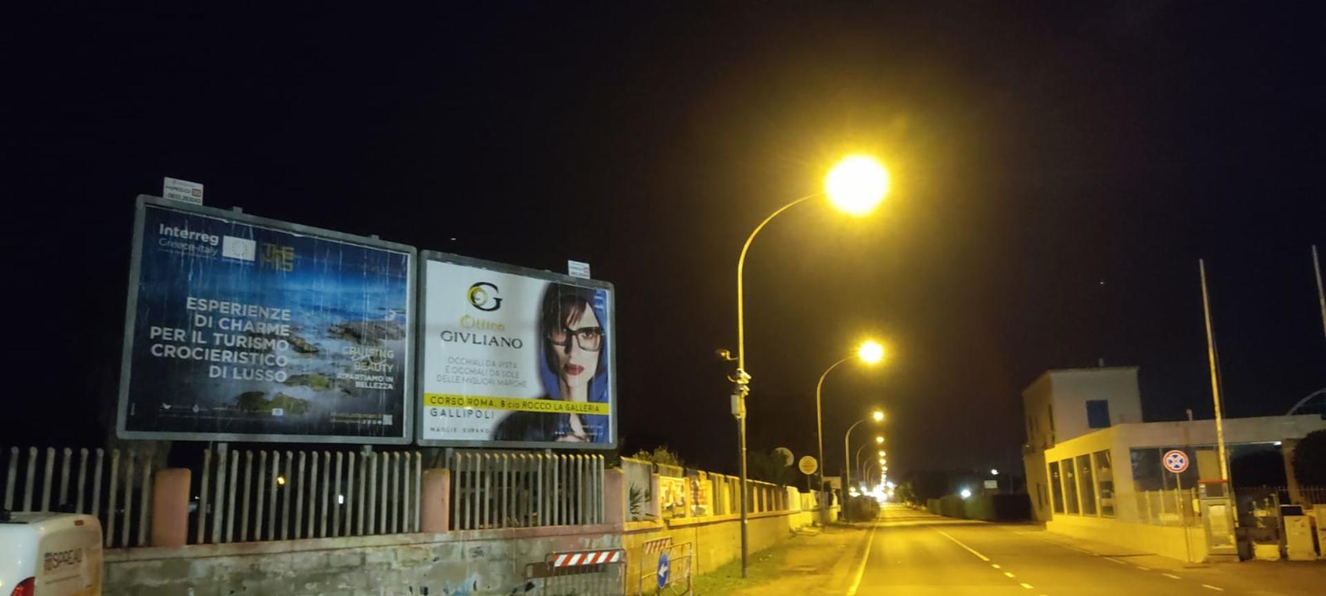 Impianto a VIA ngresso da via Lecce lato sx  Gallipoli