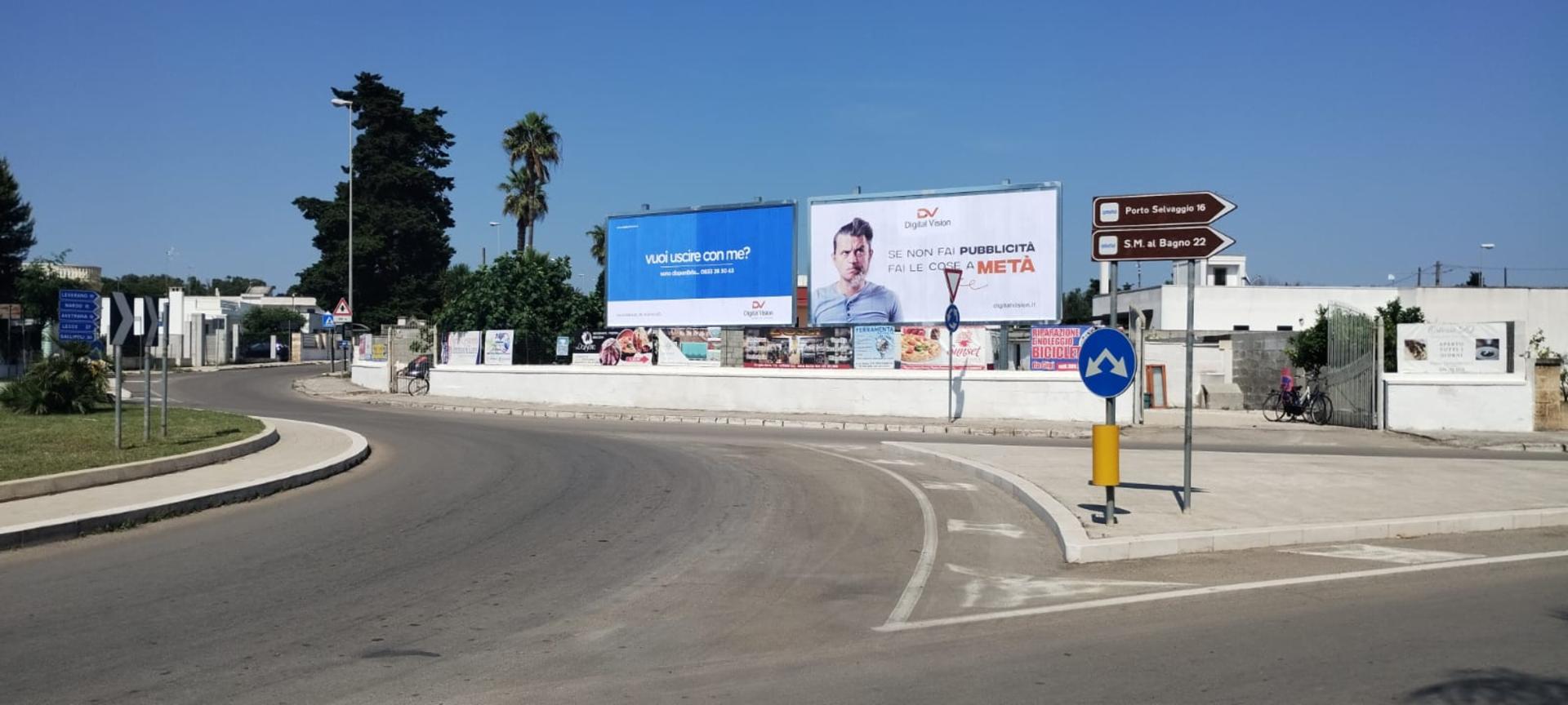 Impianto a VIA Rotatoria per Leverano / Torre Lapillo dx  Porto Cesareo