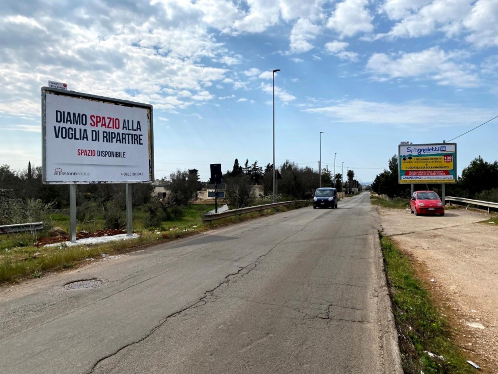 Impianto POSTER a Casarano, in zona Sud Legno