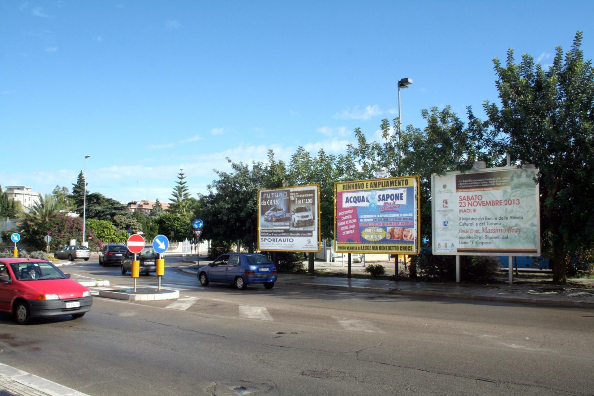 Impianto a Rotatoria Via PitagoraORA  Lecce