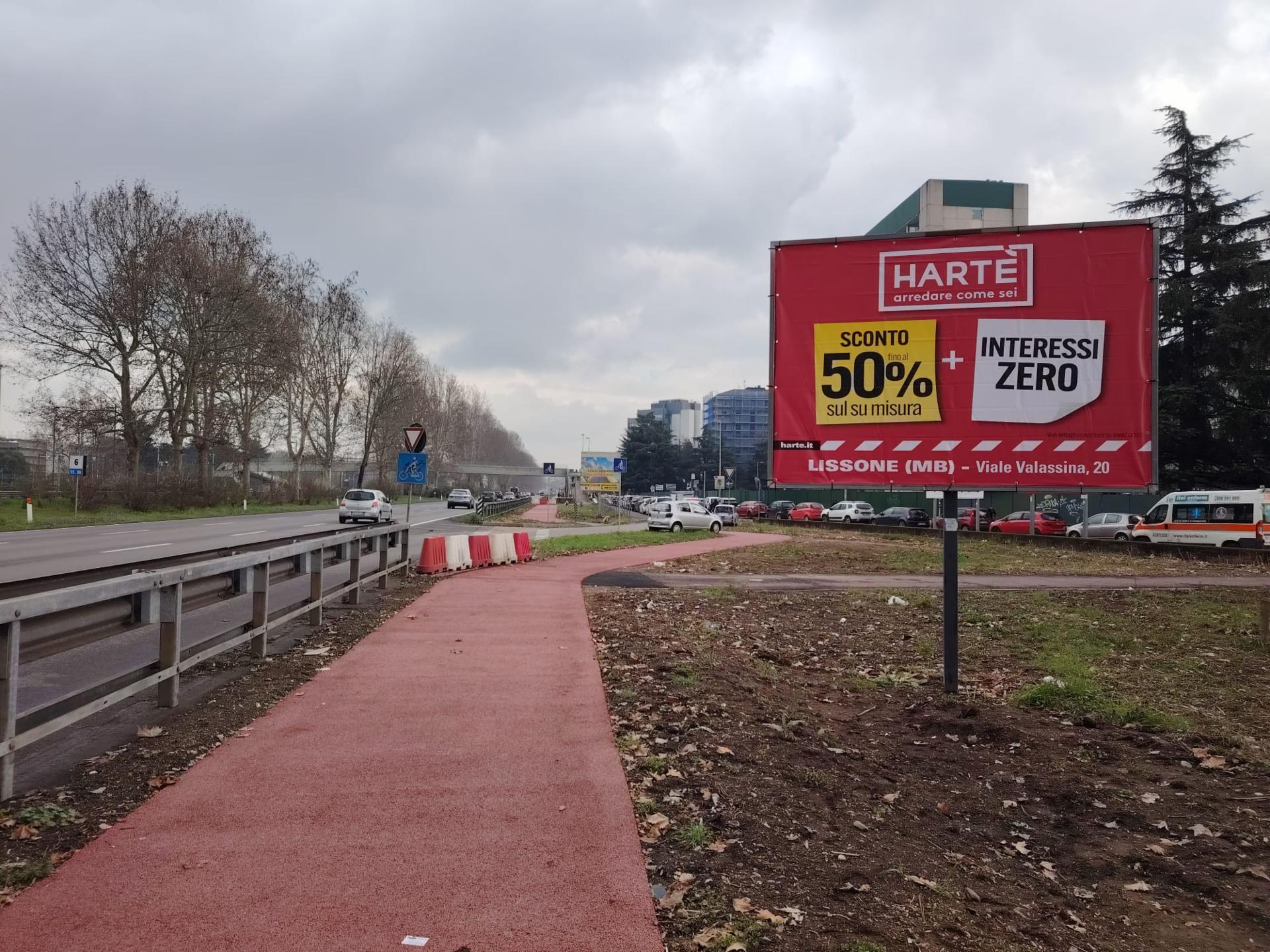 Impianto a VIALE FULVIO TESTI 25 MT DOPO ENI STATION DIR. MONZA  Sesto San Giovanni