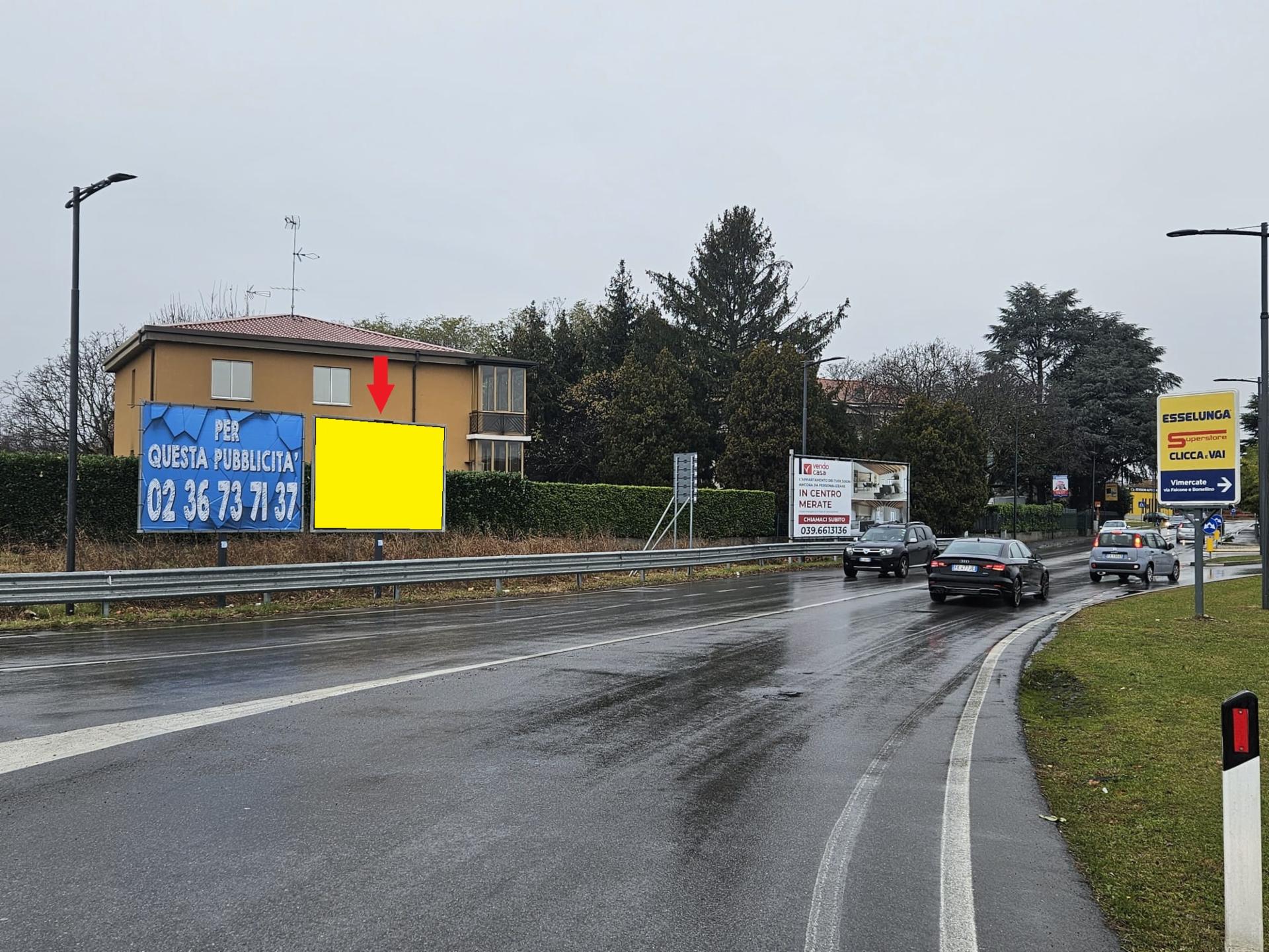 Impianto POSTER a Vimercate, in zona Seconda Strada