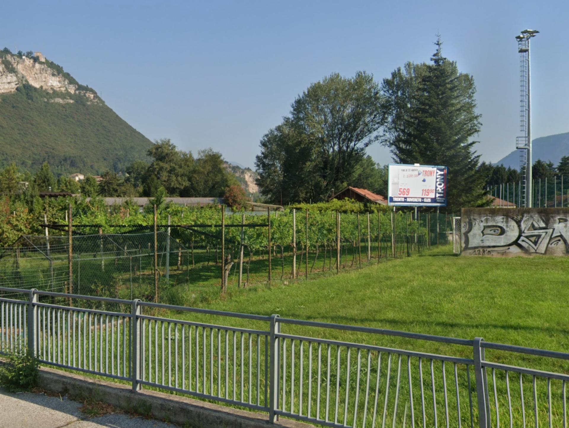Impianto 6 X 3 a Trento, in zona Esso