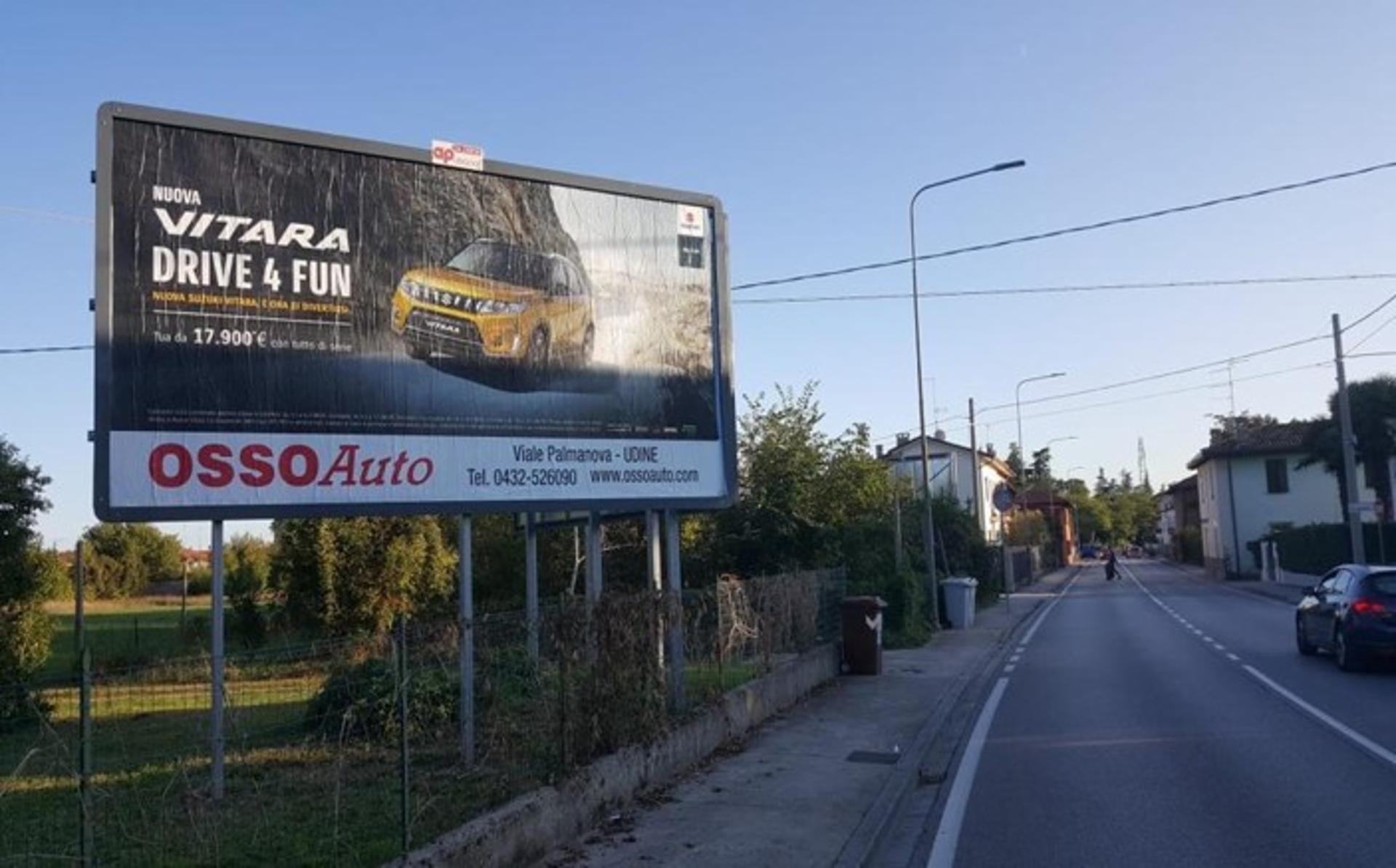Impianto 6 X 3 a Udine, in zona Luc di Pitie