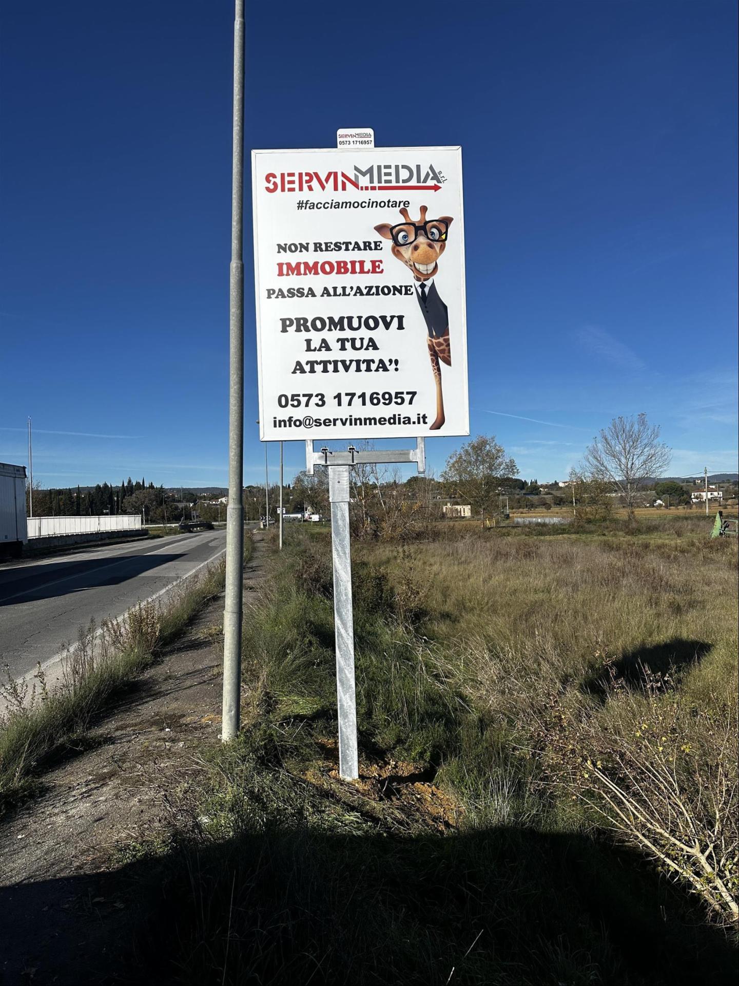Impianto cartellonistica a Marciano della Chiana