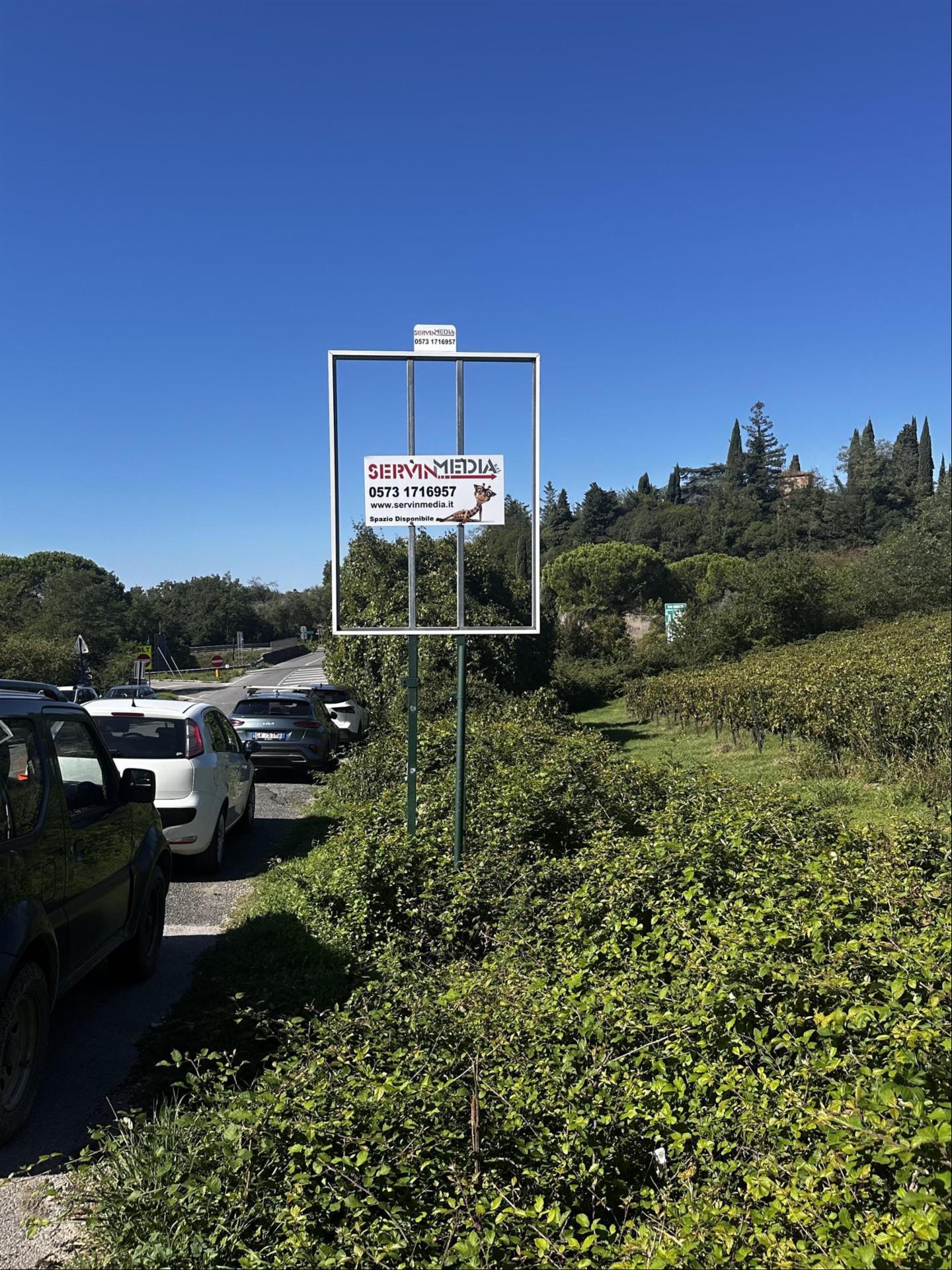 Impianto cartellonistica a Barberino Tavarnelle