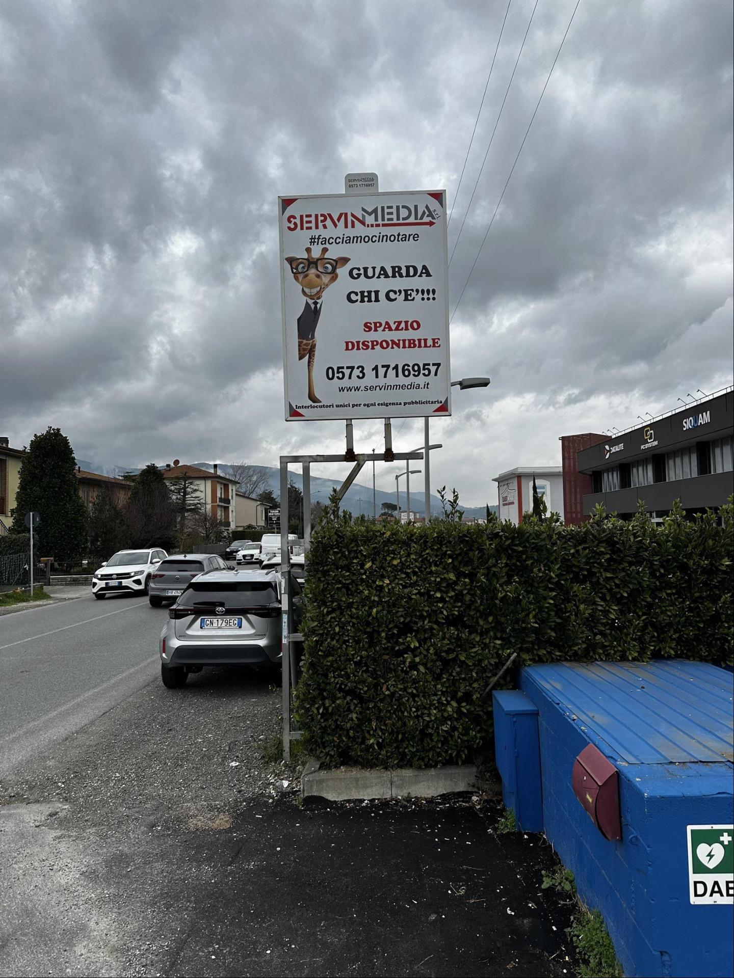 Impianto cartellonistica a Calcinaia