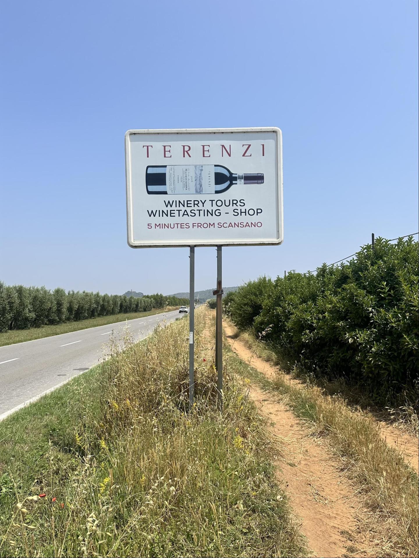 Impianto cartellonistica a Manciano