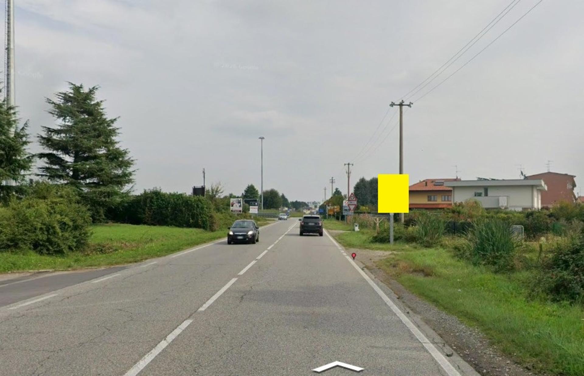 Impianto cartellonistica a Busnago
