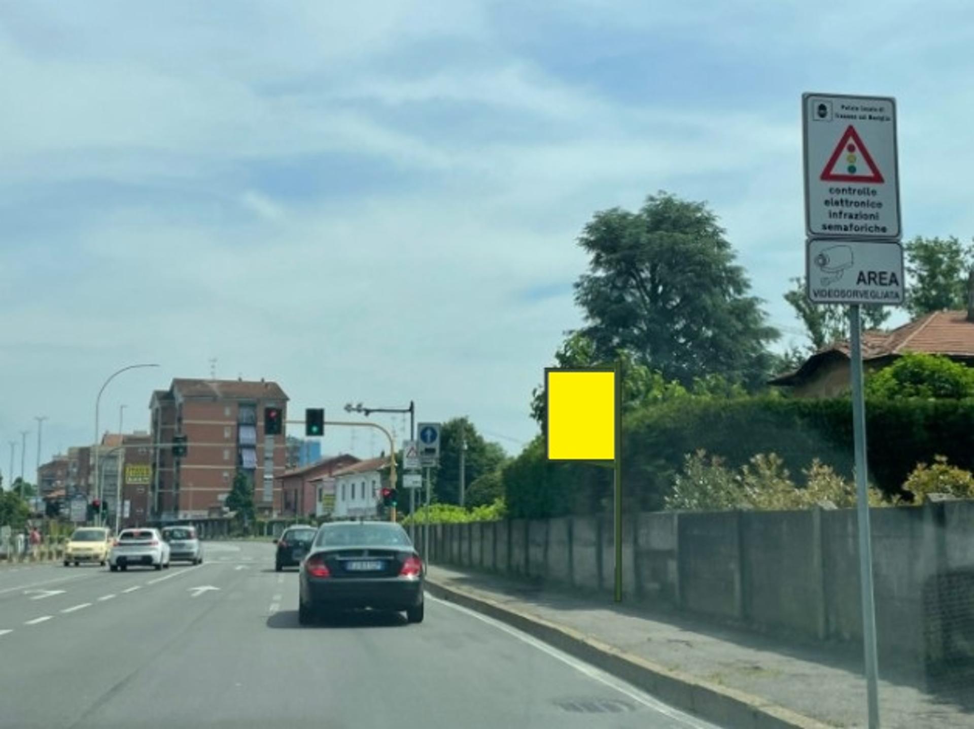 Impianto cartellonistica a Trezzano sul Naviglio