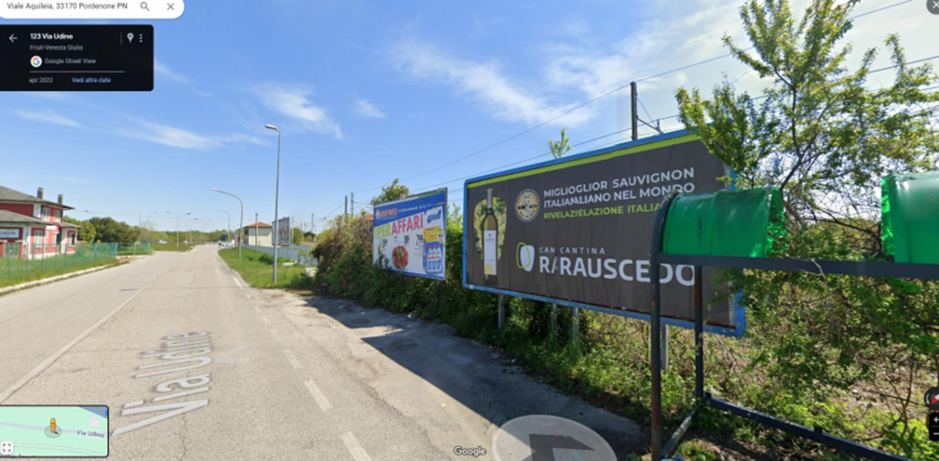 Impianto 6 X 3 a Pordenone, in zona Meduna