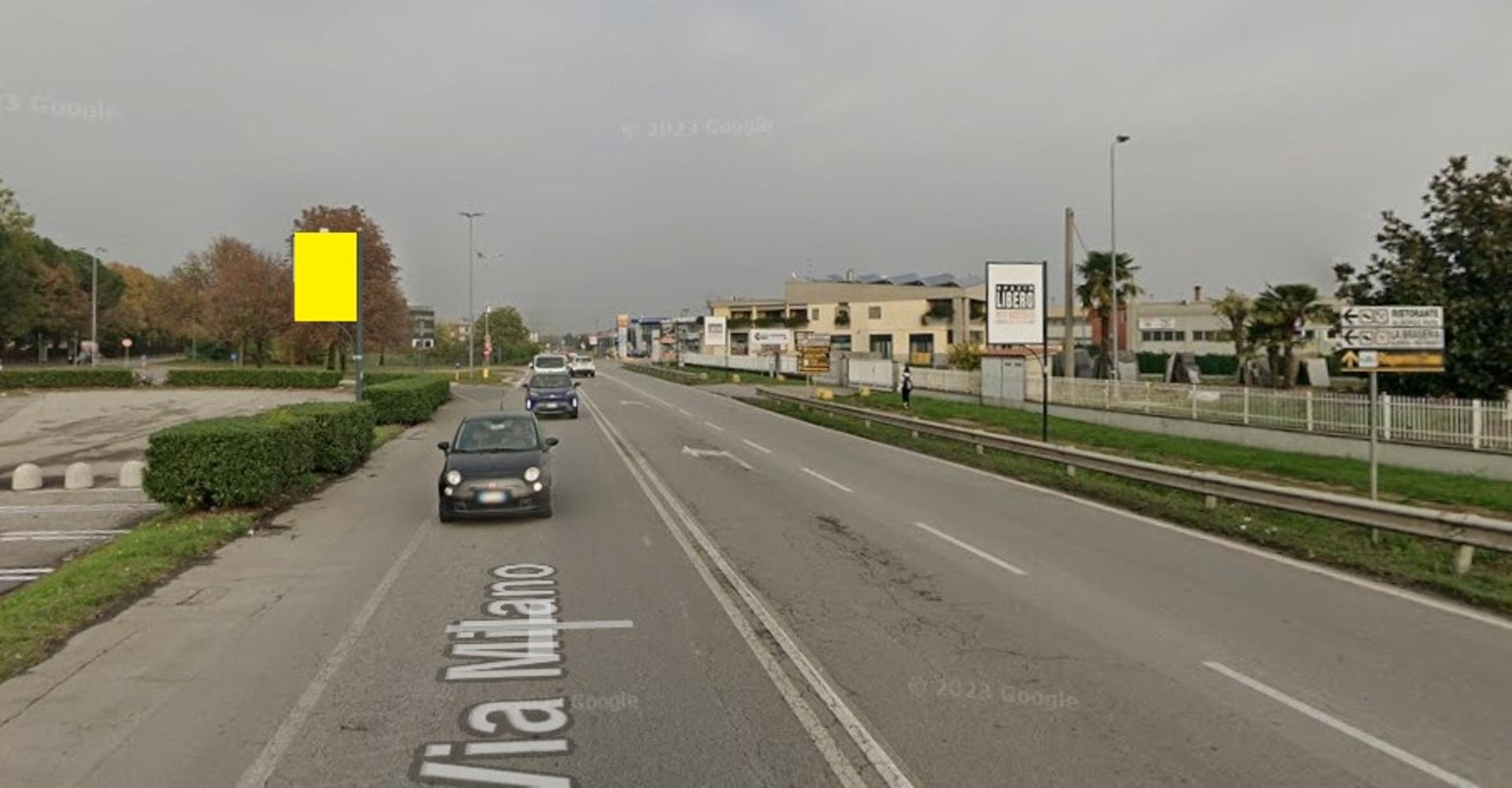 Impianto CARTELLONISTICA a Osio Sotto, in zona Da Sergio
