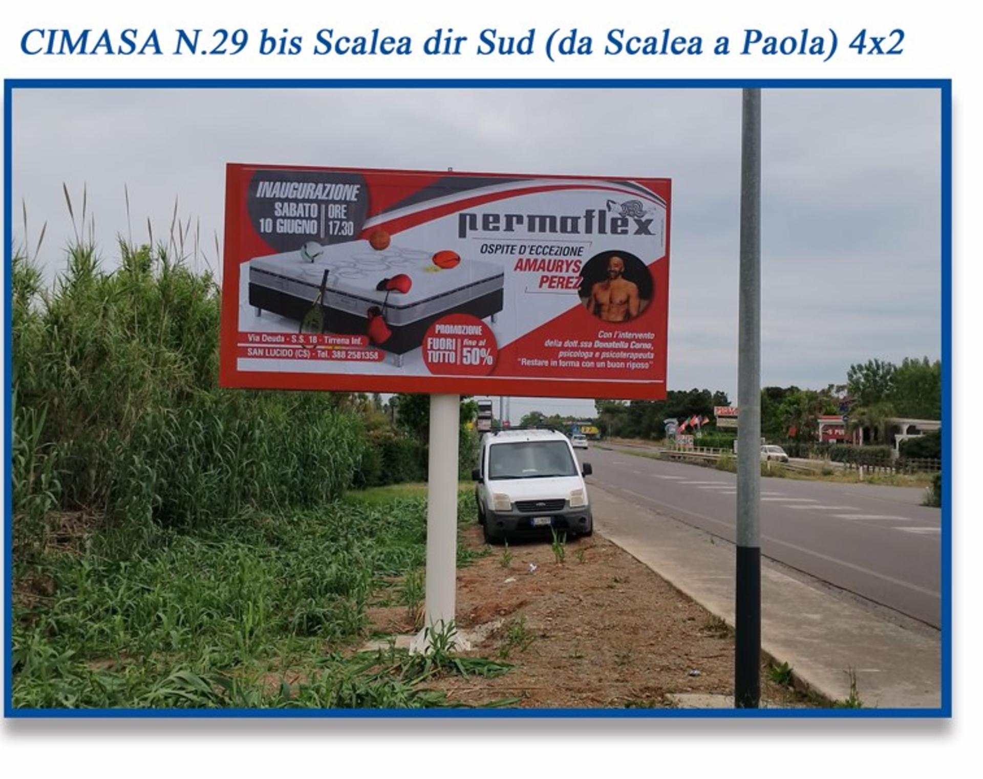 Impianto POSTER a Scalea, in zona MD