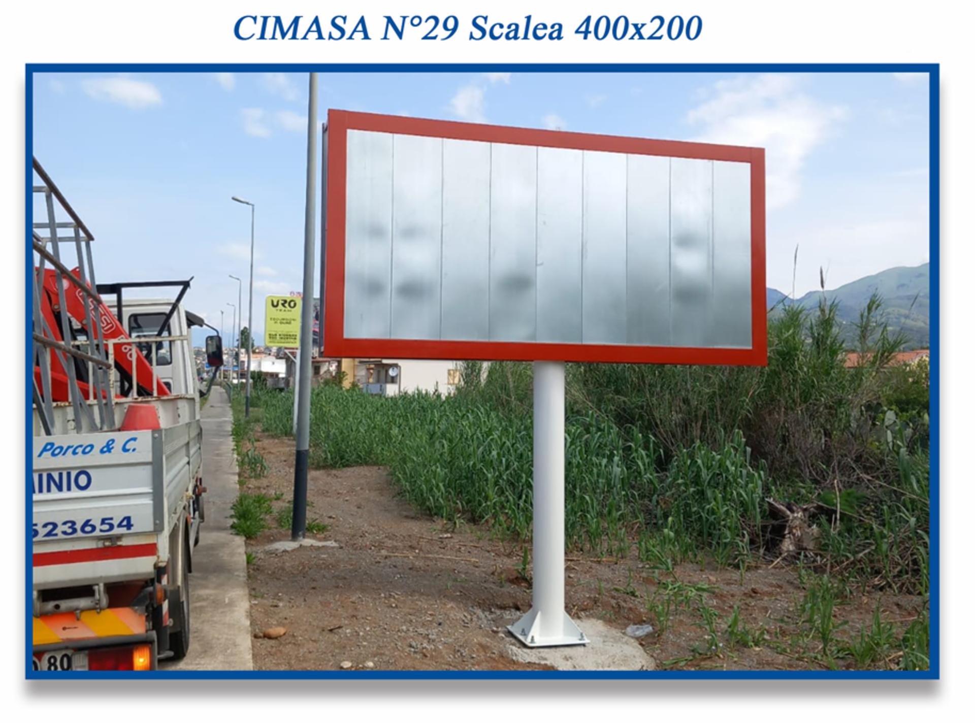 Impianto POSTER a Scalea, in zona MD