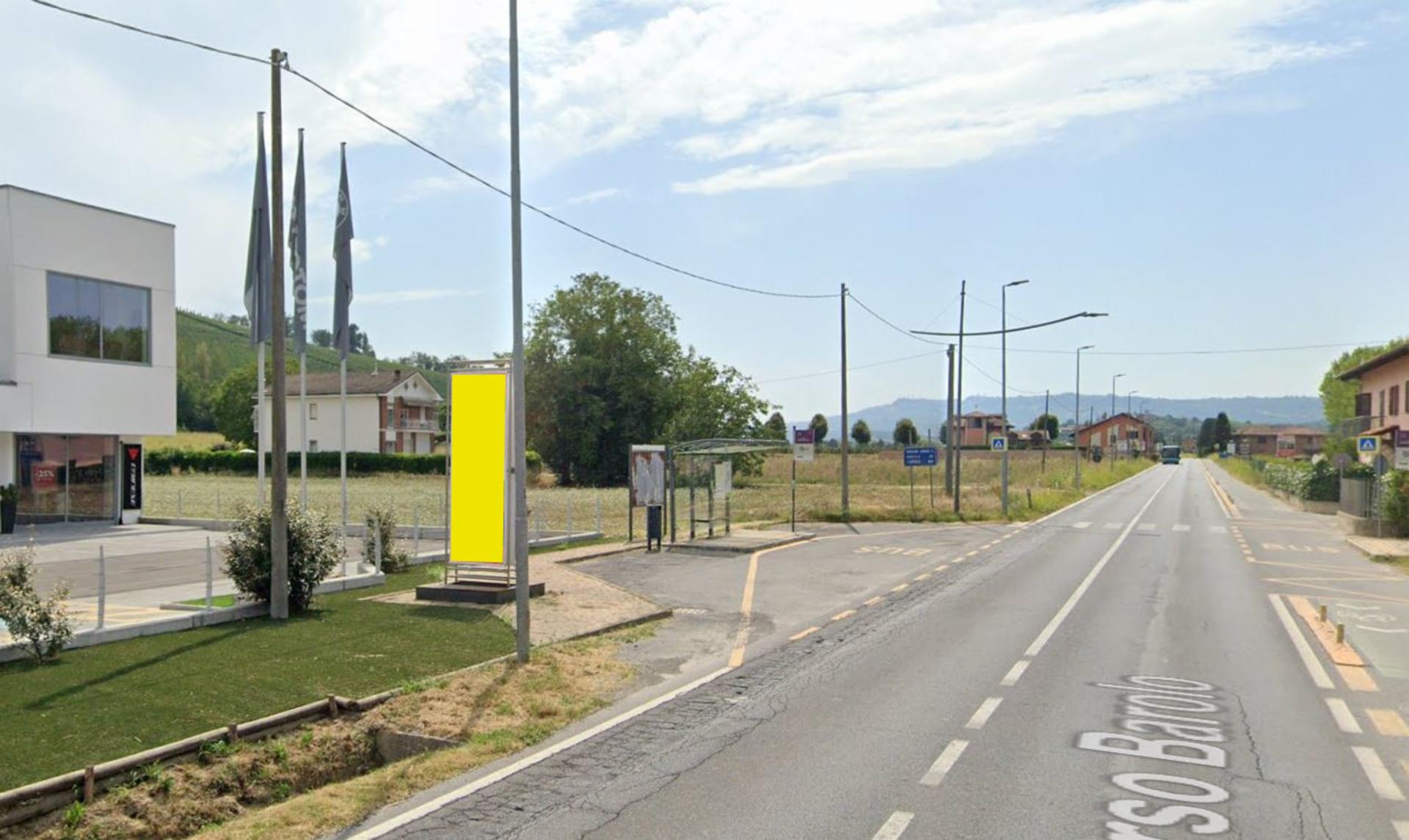 Impianto TOTEM a Alba, in zona Corso Barolo 25