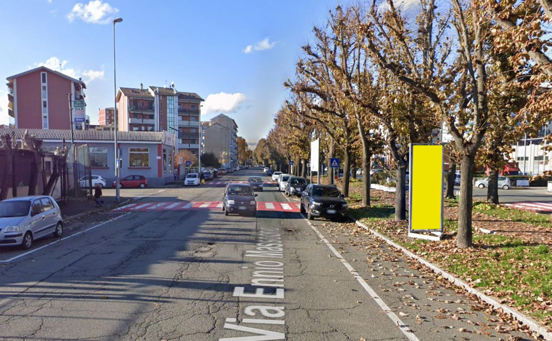 Impianto TOTEM a Alessandria, in zona Bar Club