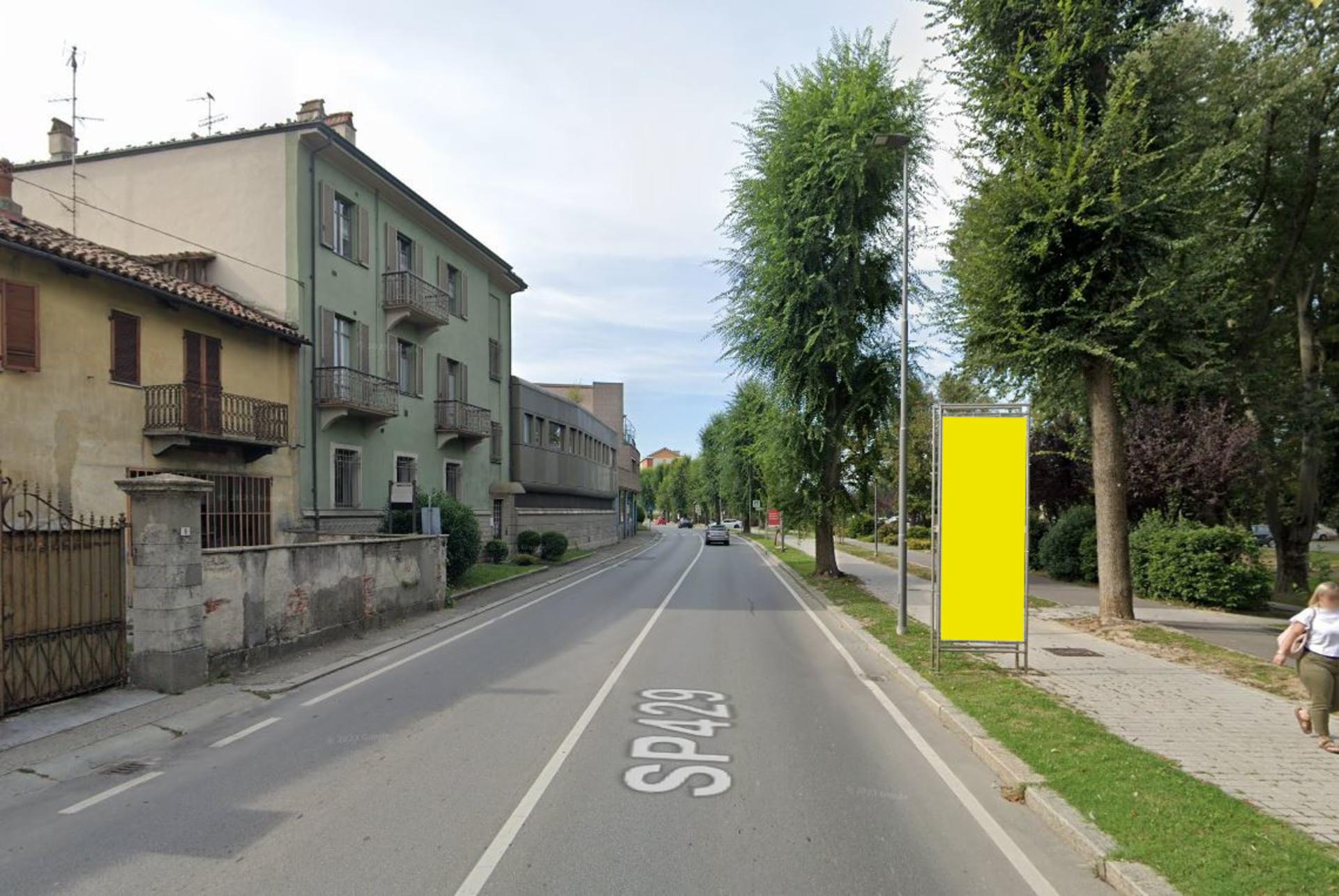 Impianto TOTEM a Alba, in zona Cattedrale di San Lorenzo