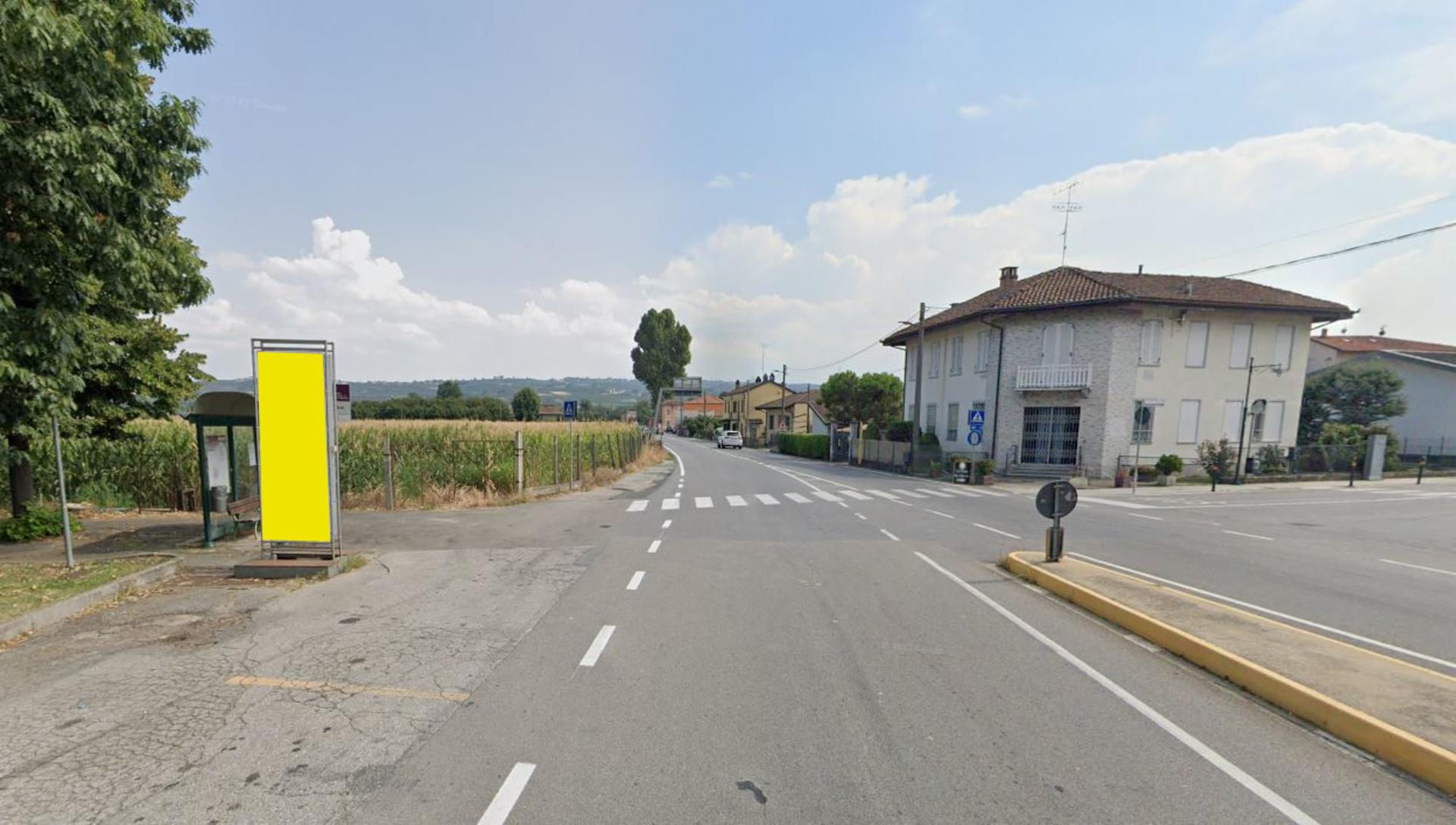Impianto TOTEM a Bra, in zona Caffè La Rosa