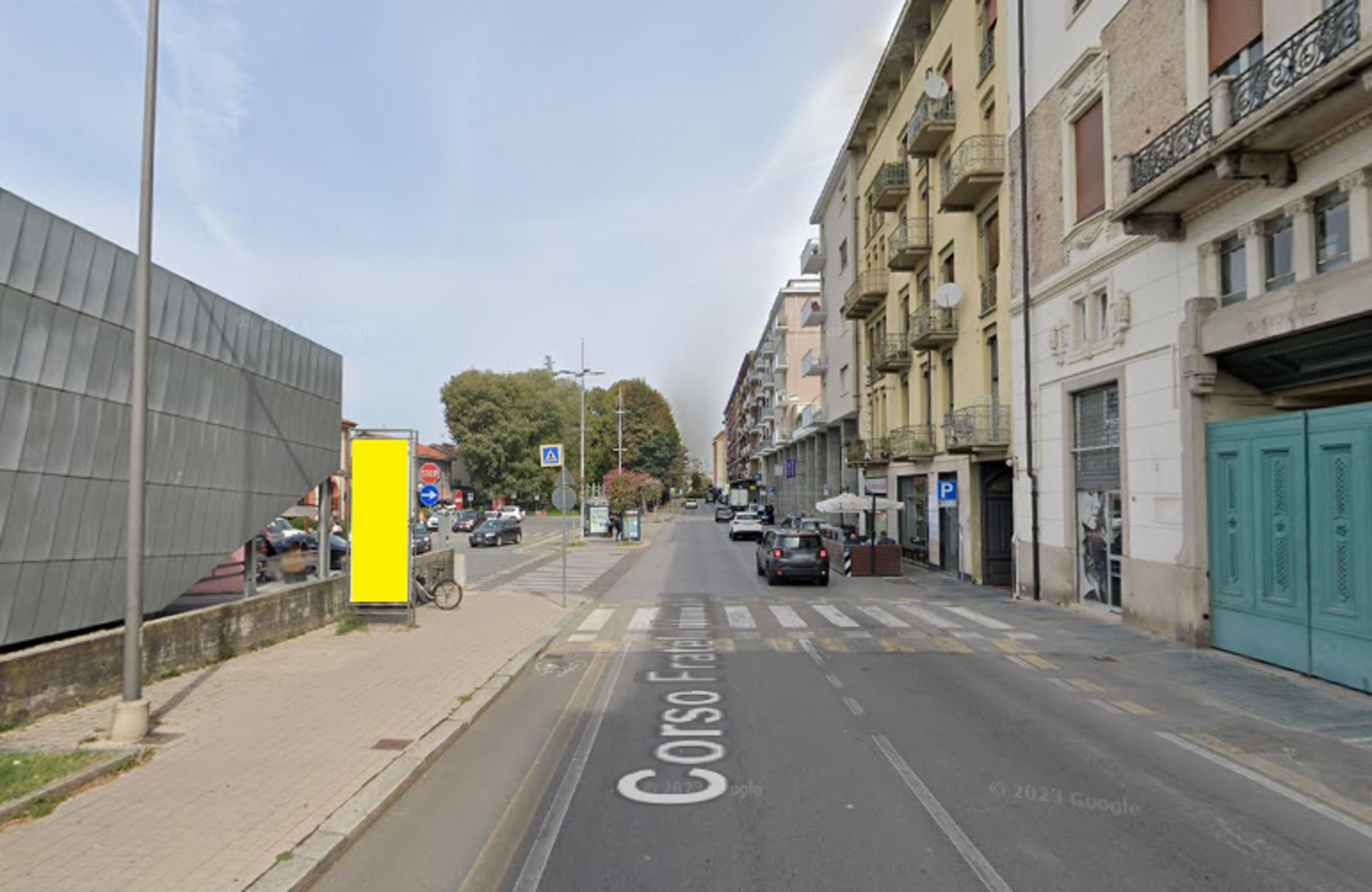 Impianto TOTEM a Alba, in zona Piazza Duomo