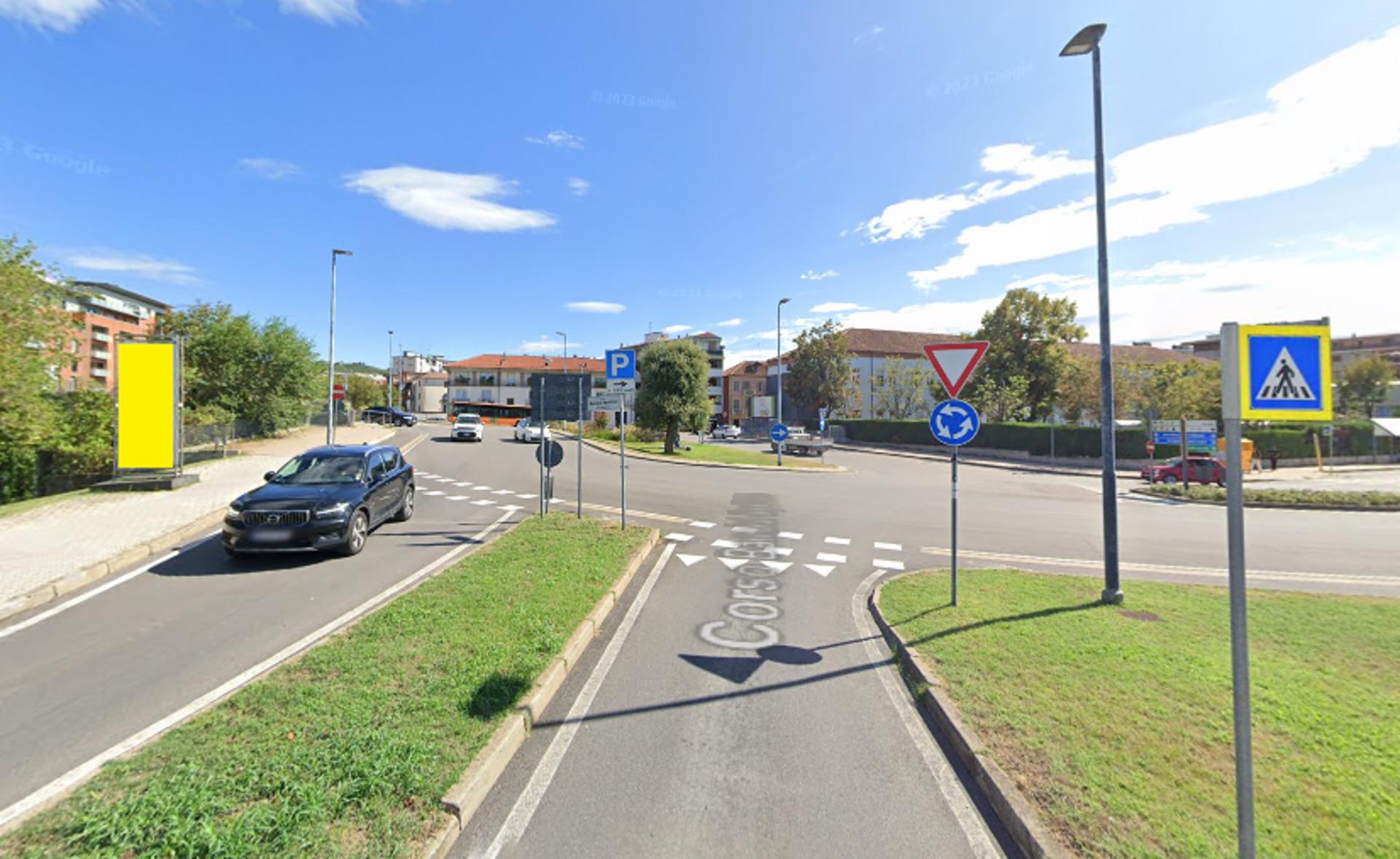 Impianto TOTEM a Alba, in zona Piazza Duomo