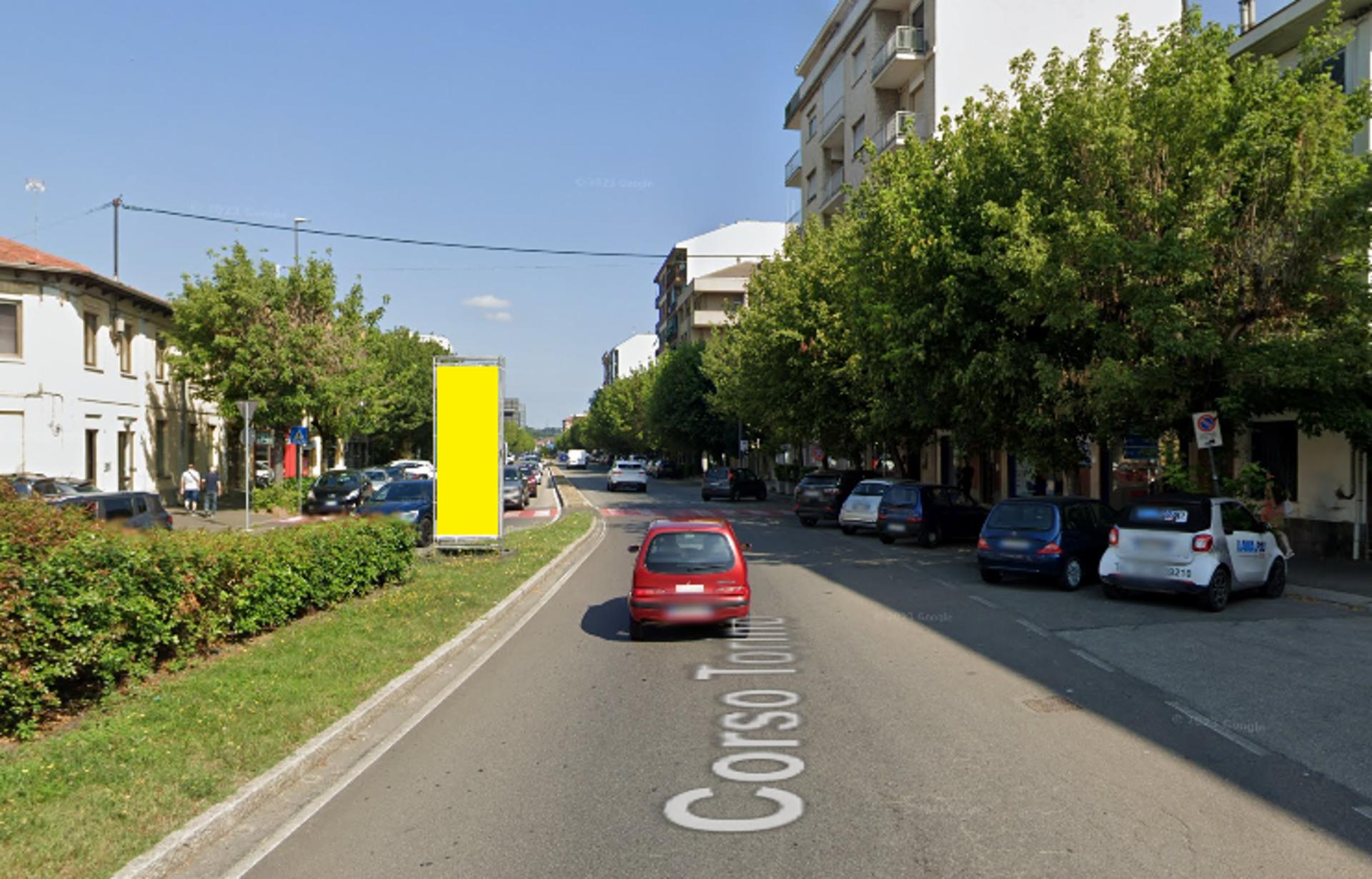 Impianto TOTEM a Asti, in zona Sesto Senso arredamenti