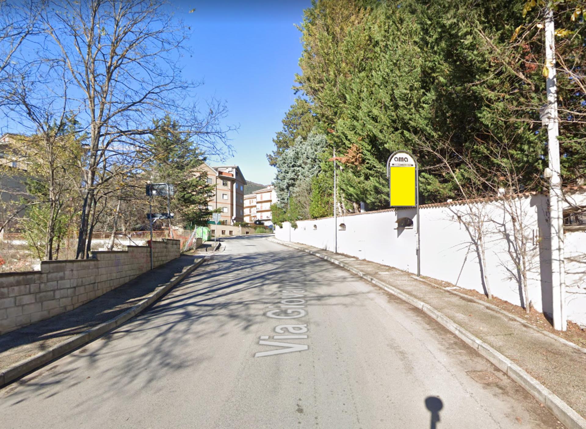 Impianto PALINA a L'Aquila, in zona Villa Giulia