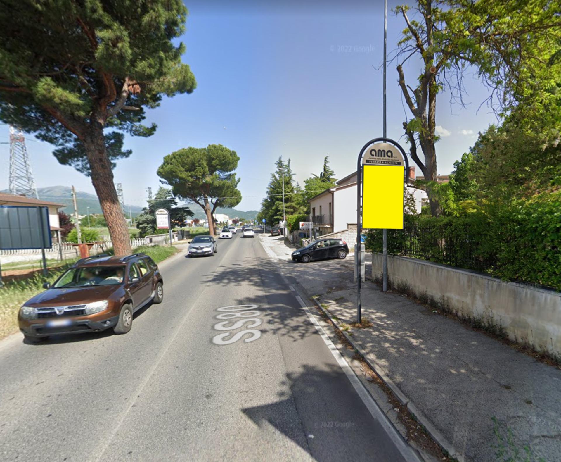 Impianto PALINA a L'Aquila, in zona Scuola Primaria Mariele Ventre