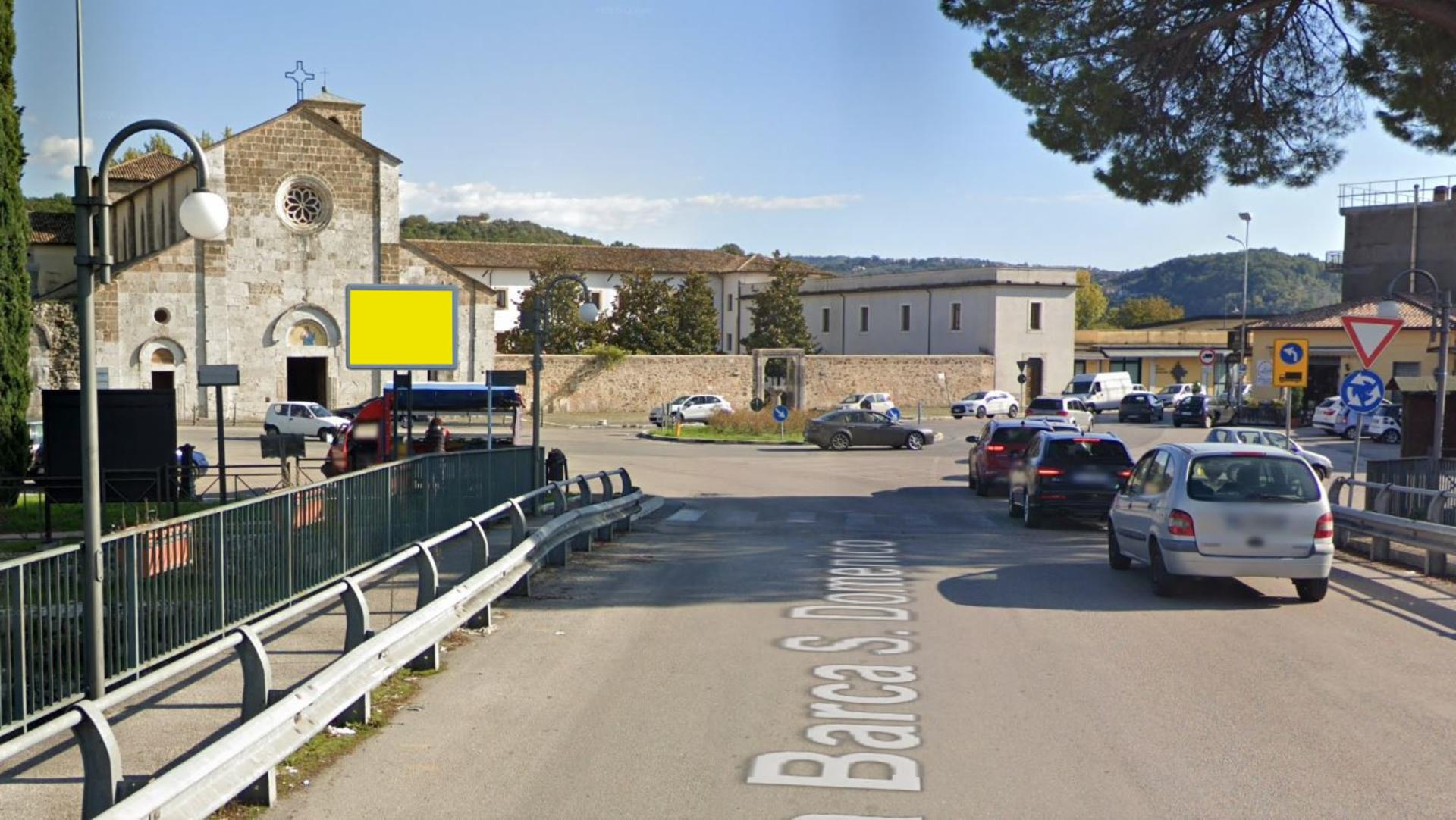 Impianto CARTELLONISTICA a Sora, in zona Abbazia di San Domenico
