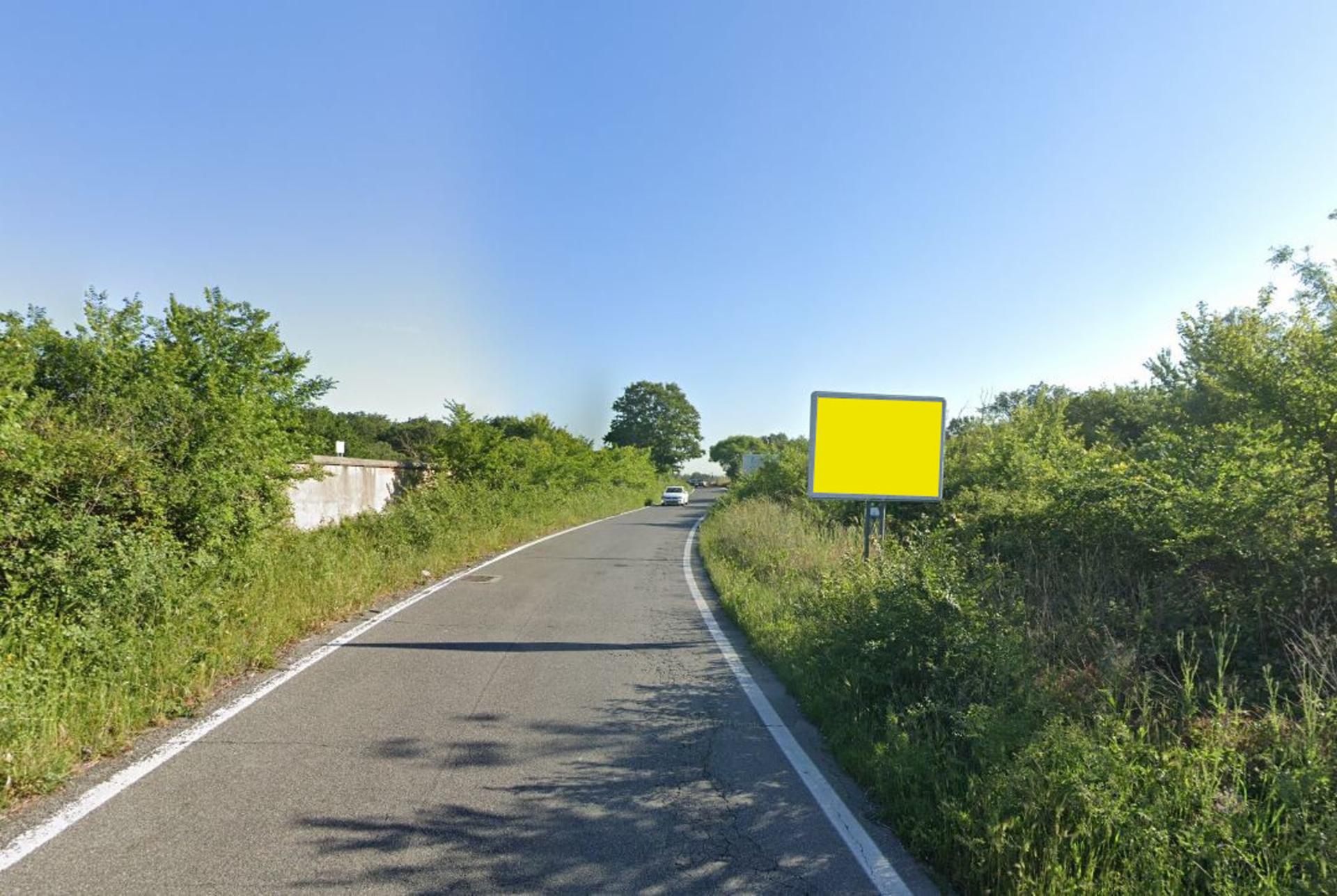 Impianto CARTELLONISTICA a Roma, in zona Pontina, bv V. Pratica di Mare