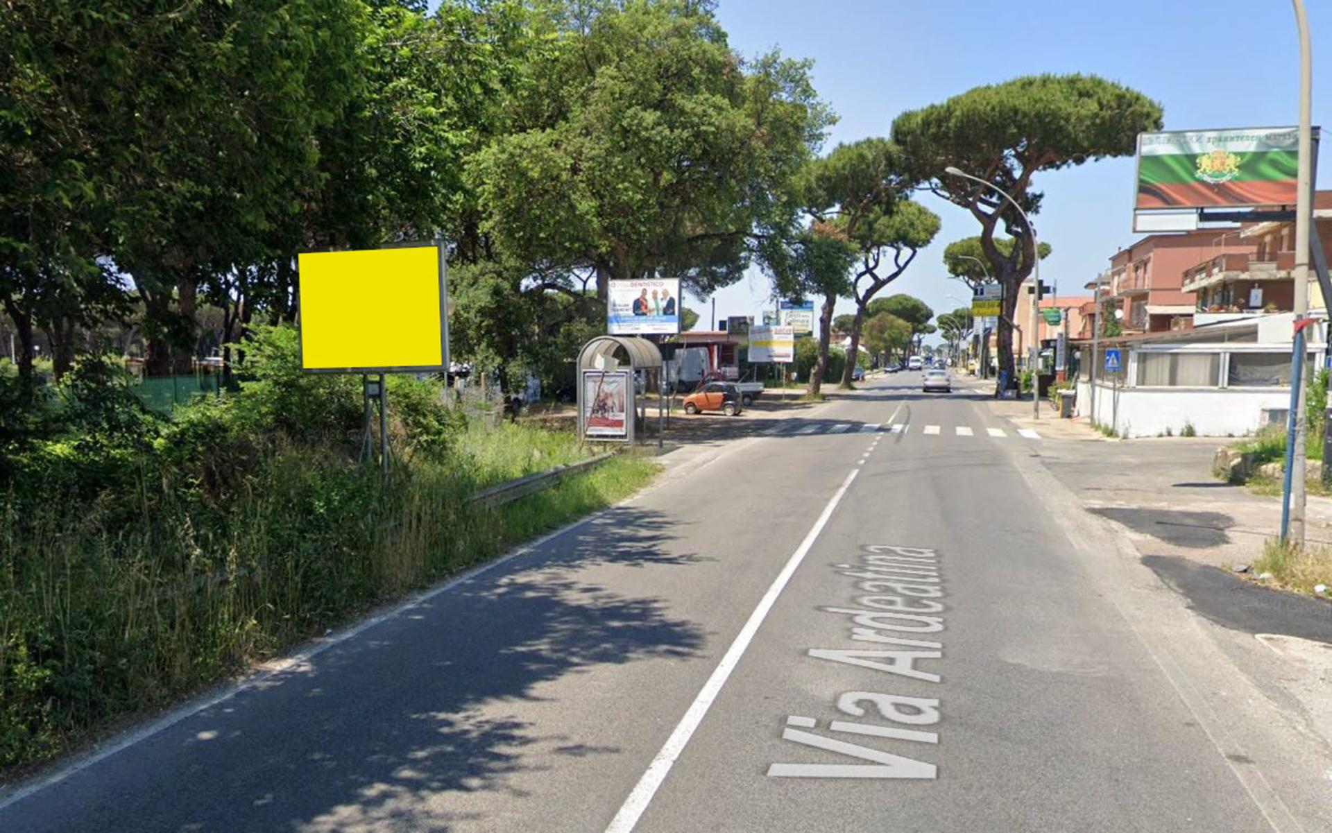 Impianto CARTELLONISTICA a Anzio, in zona Piazza Vincenzo Pizzi