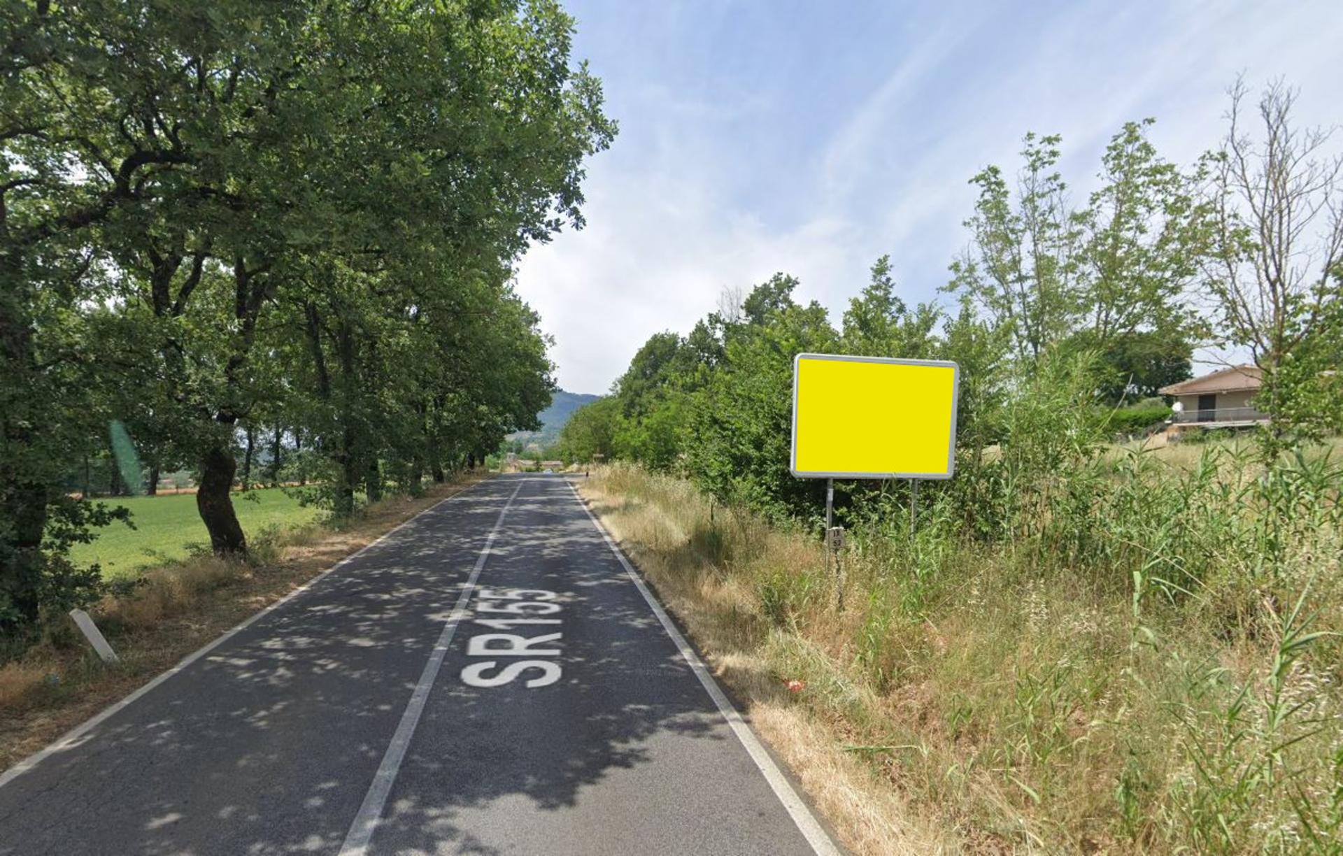 Impianto CARTELLONISTICA a Paliano, in zona Paliano | Via Fiuggi (Colle S. Giovenale)
