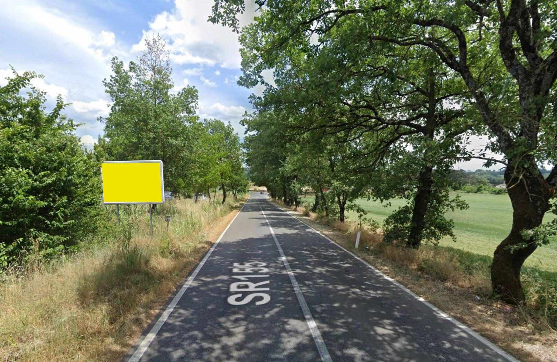Impianto CARTELLONISTICA a Paliano, in zona Paliano | Via Fiuggi (Colle S. Giovenale)
