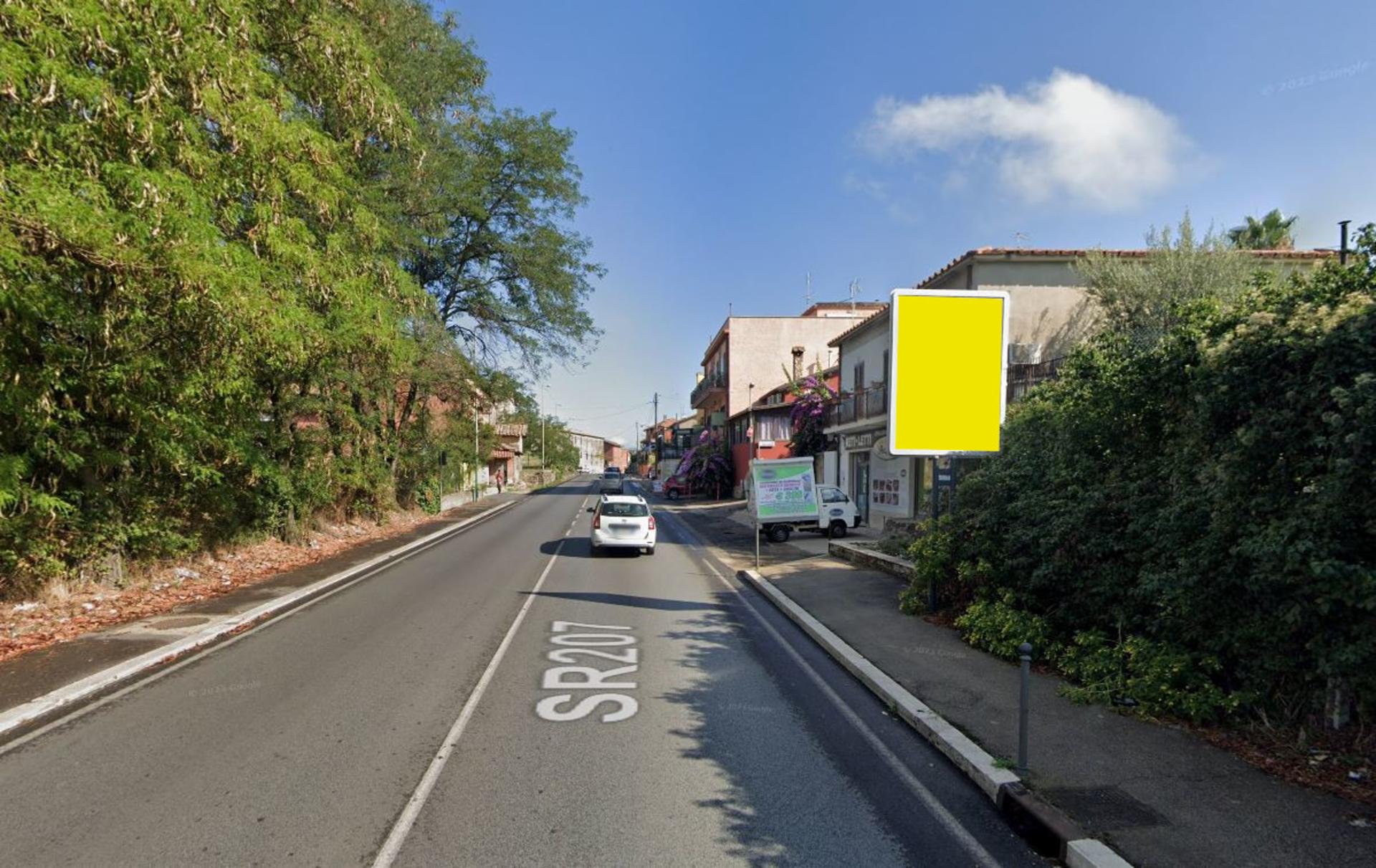 Impianto CARTELLONISTICA a Castel Gandolfo, in zona Trattoria della Sosta