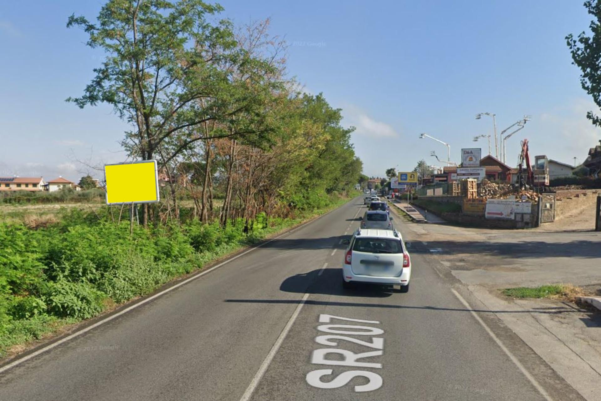 Impianto CARTELLONISTICA a Marino, in zona Q8