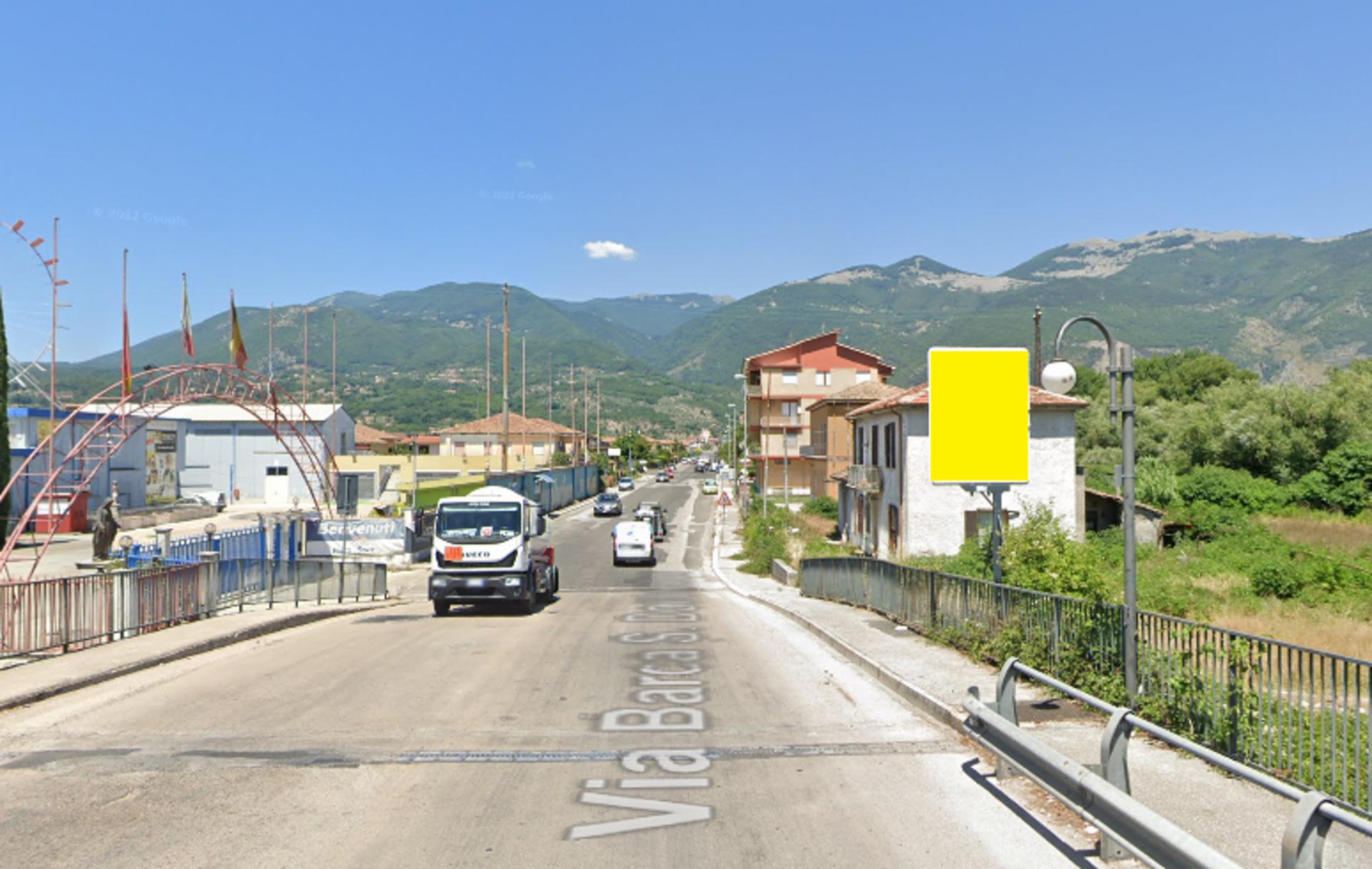 Impianto CARTELLONISTICA a Sora, in zona Abbazia di San Domenico