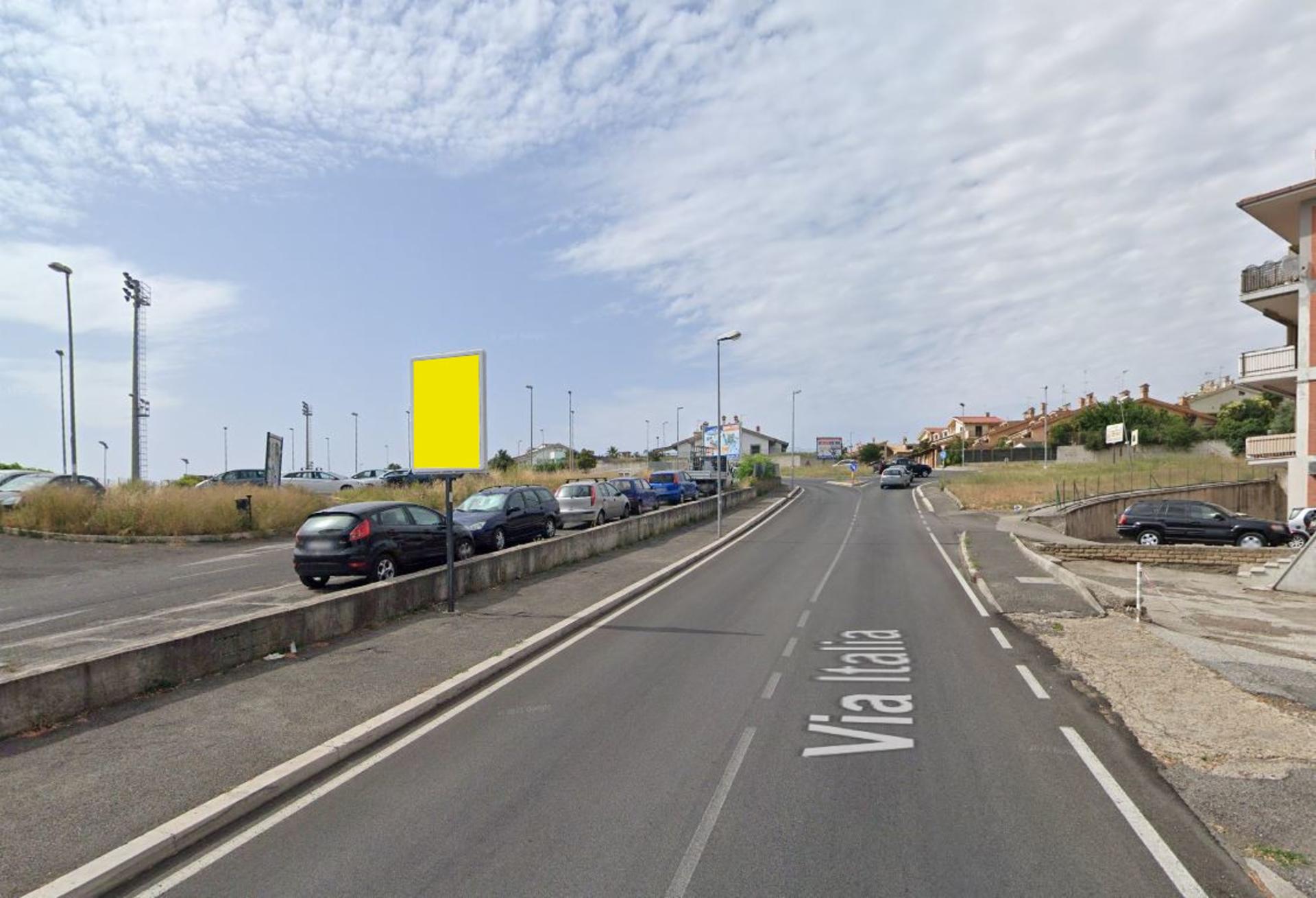 Impianto CARTELLONISTICA a Albano Laziale, in zona I due leoni