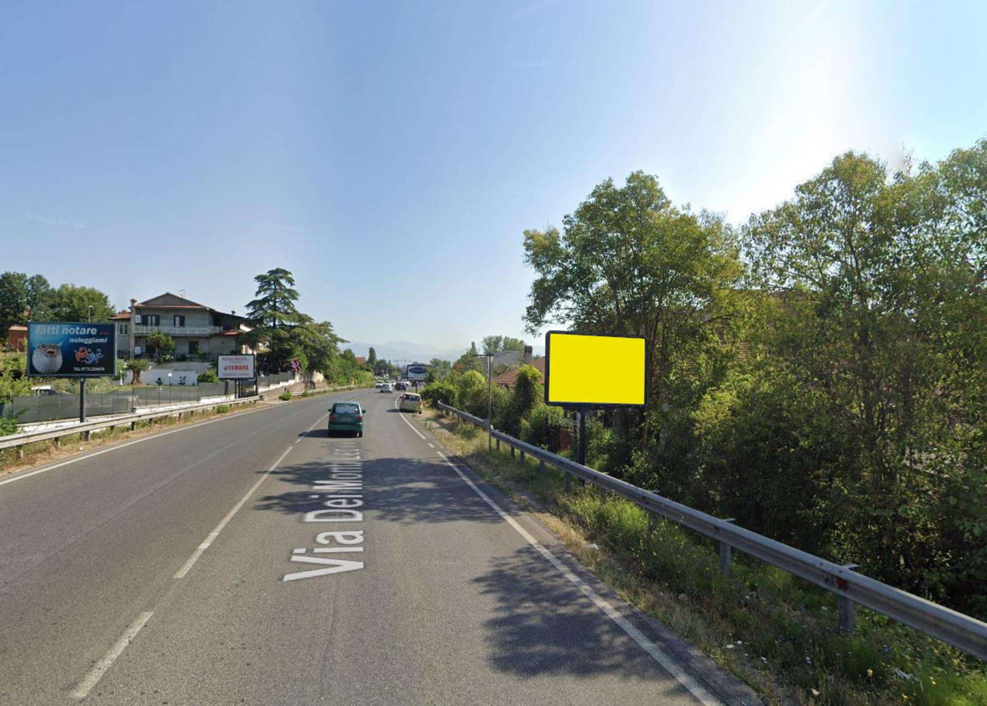 Impianto POSTER a Frosinone, in zona Caffè Ceccarelli