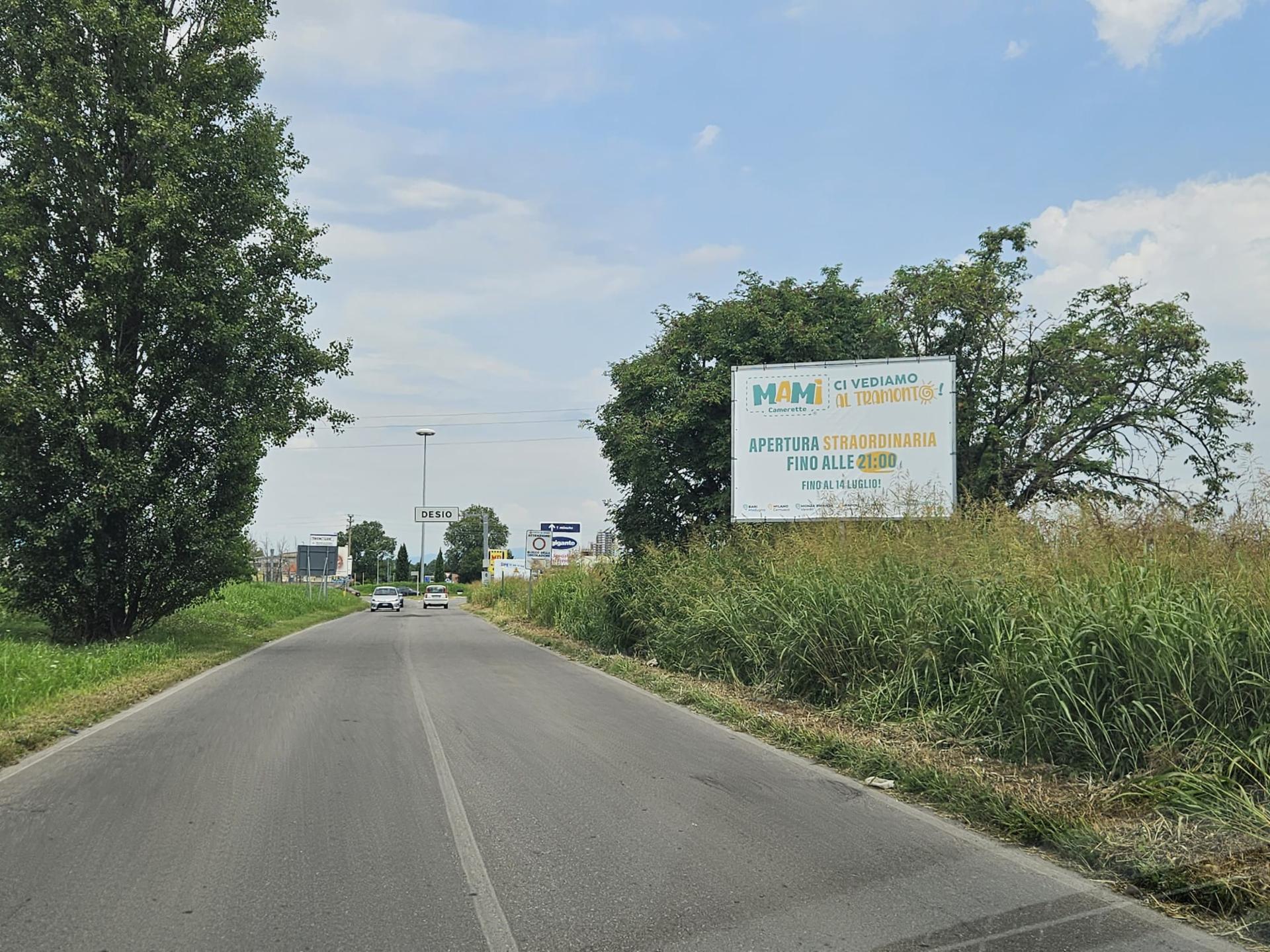 Impianto a S.P. 151 Via Mascagni 100 mt da rotatoria Via Maestri del Lavoro  Desio